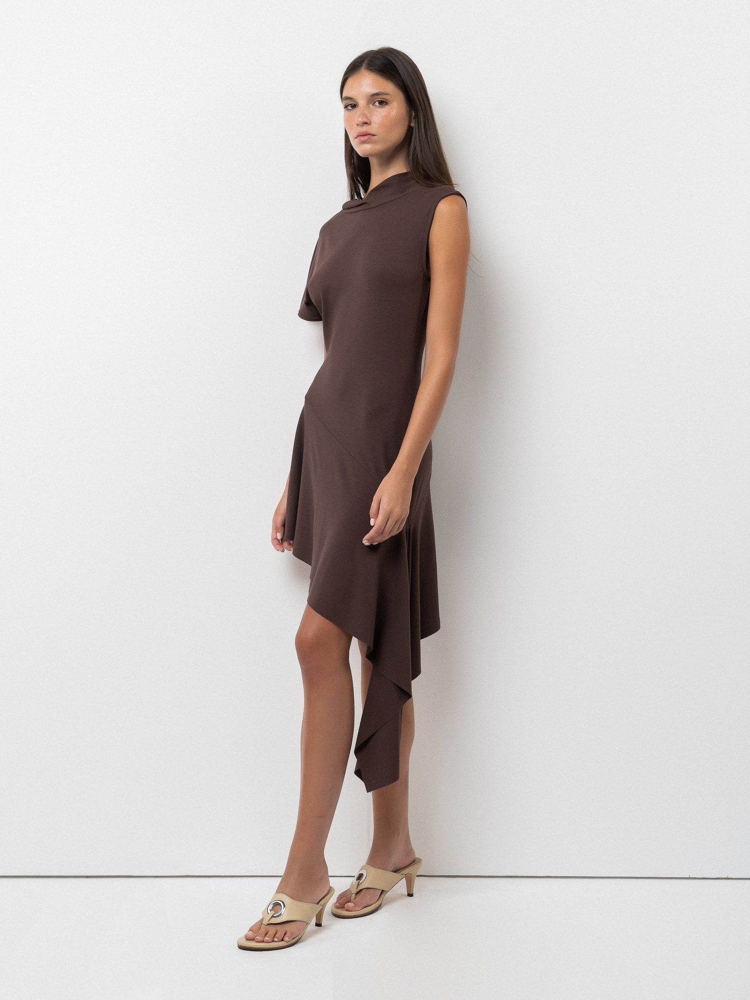 Plume Dress in Wood