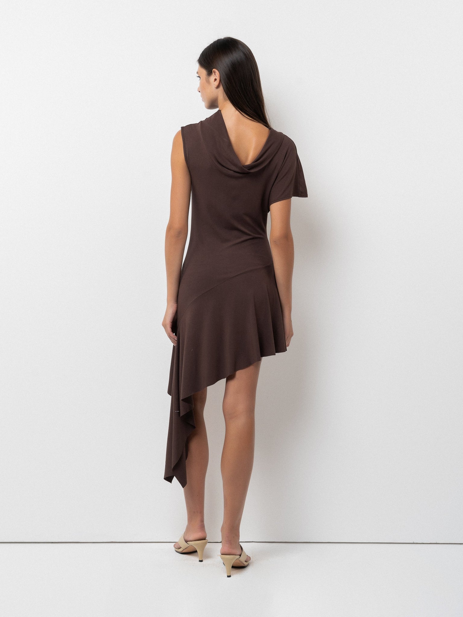 Plume Dress in Wood