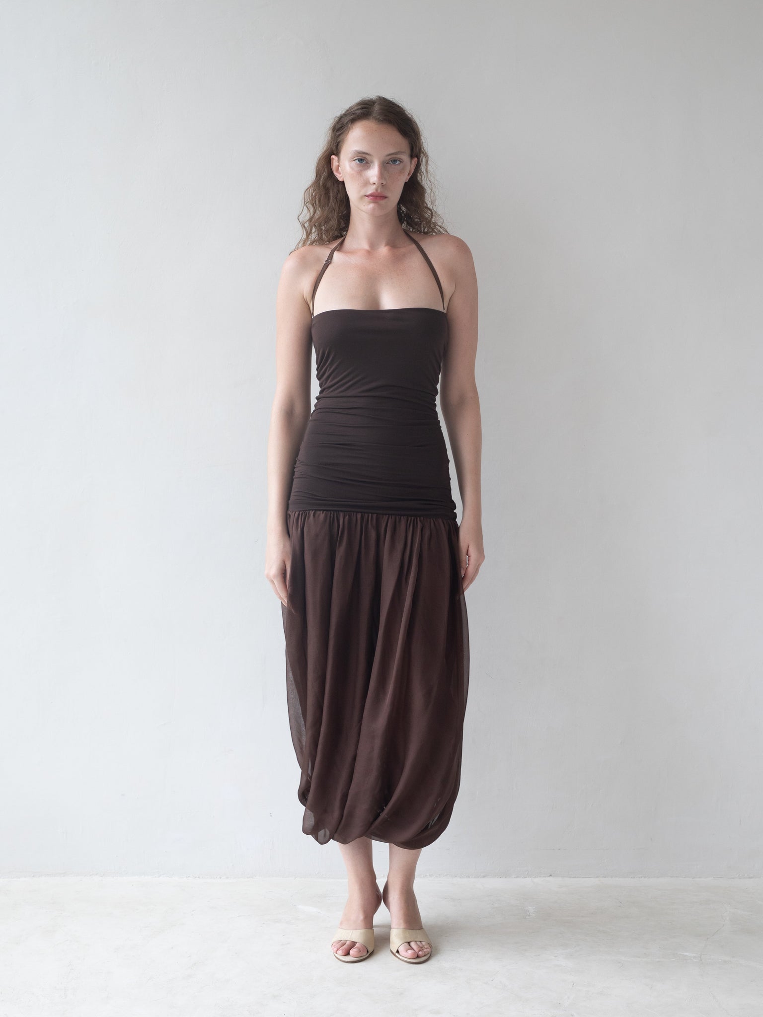 Willow Dress in Brown