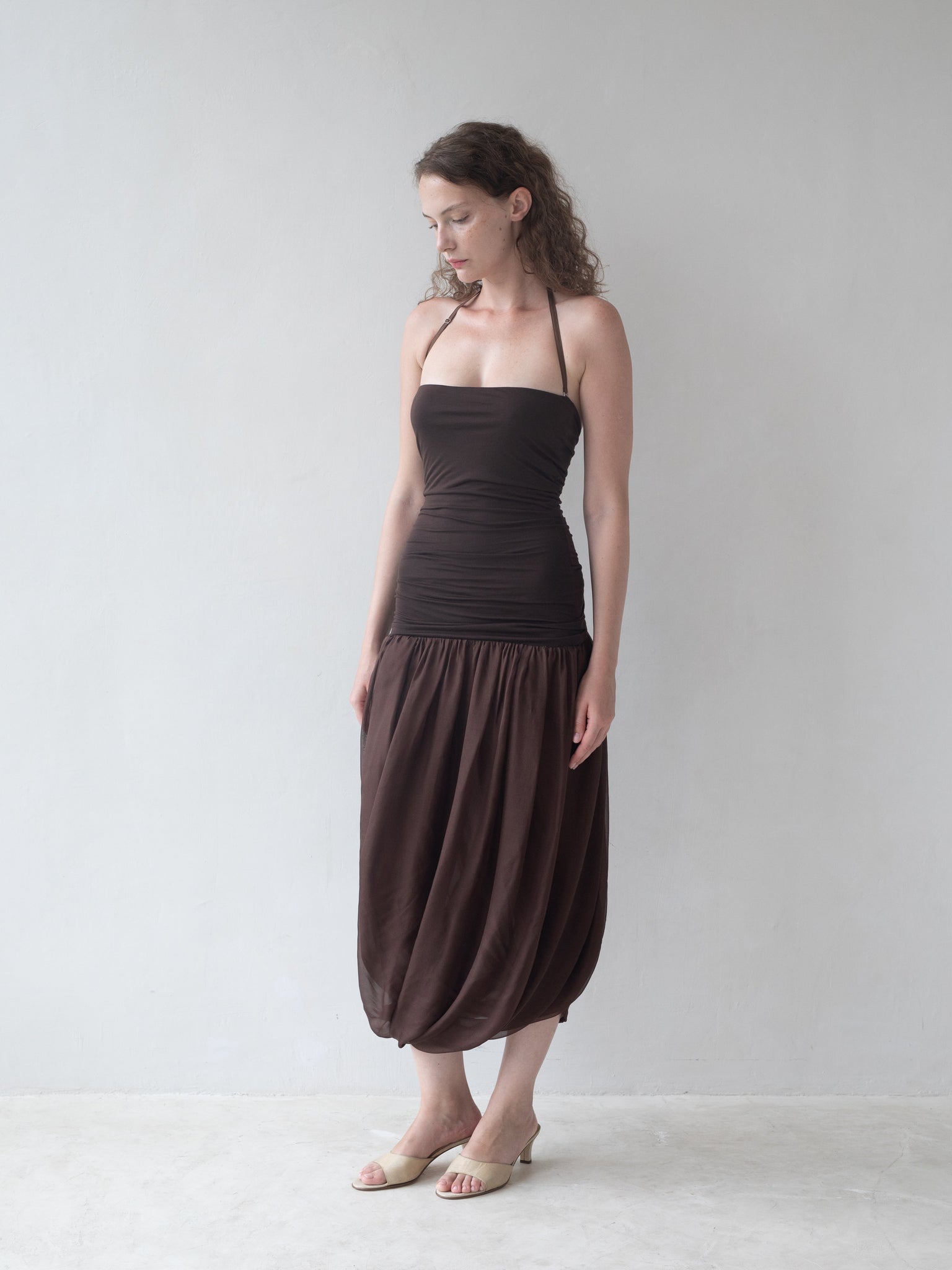 Willow Dress in Brown