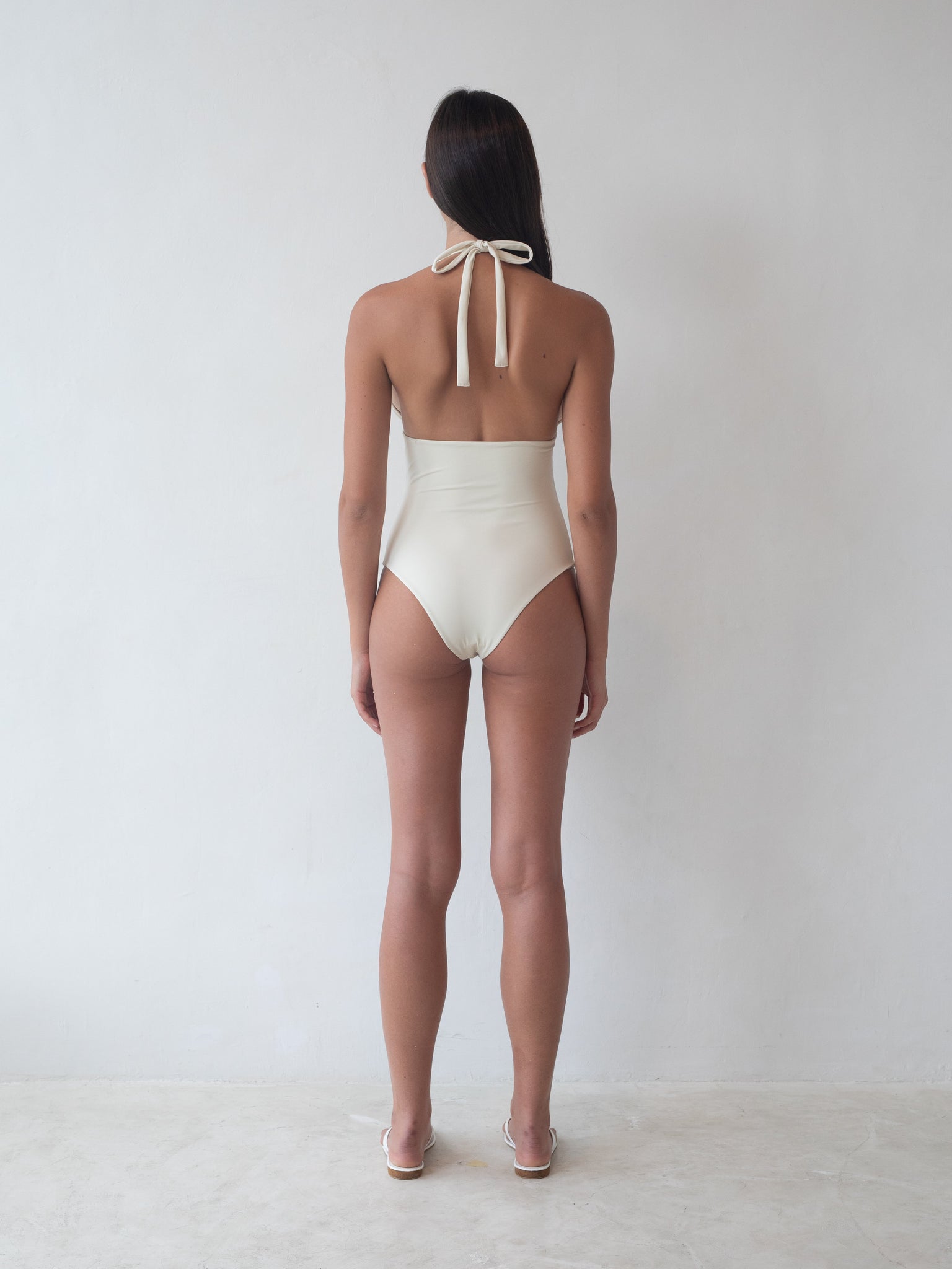 Bay One Piece in Cream