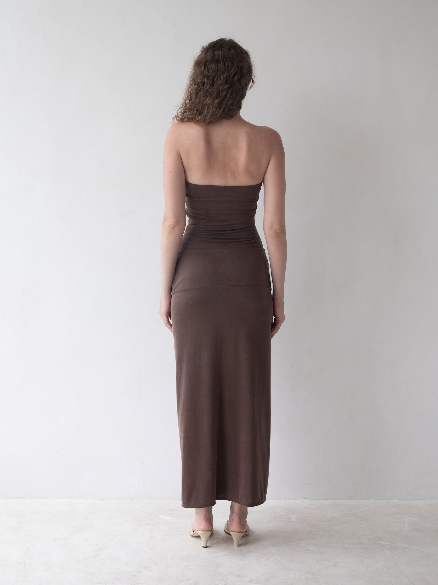 Sycamore Dress in Brown