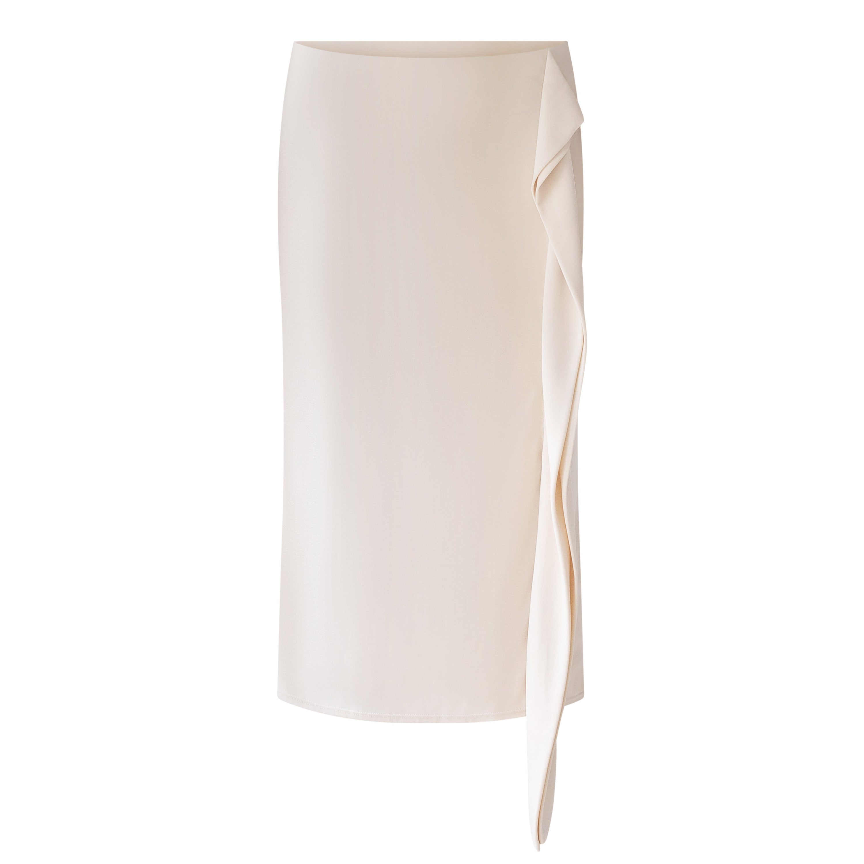 크림색 캐스케이드 스커트