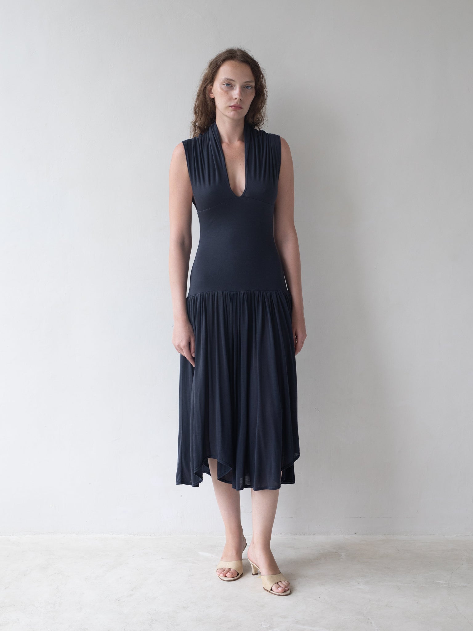 Twyla Dress in Navy