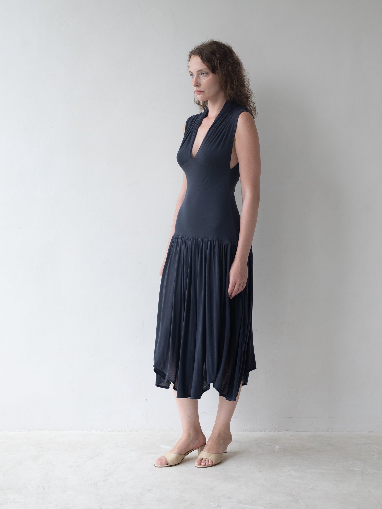 Twyla Dress in Navy