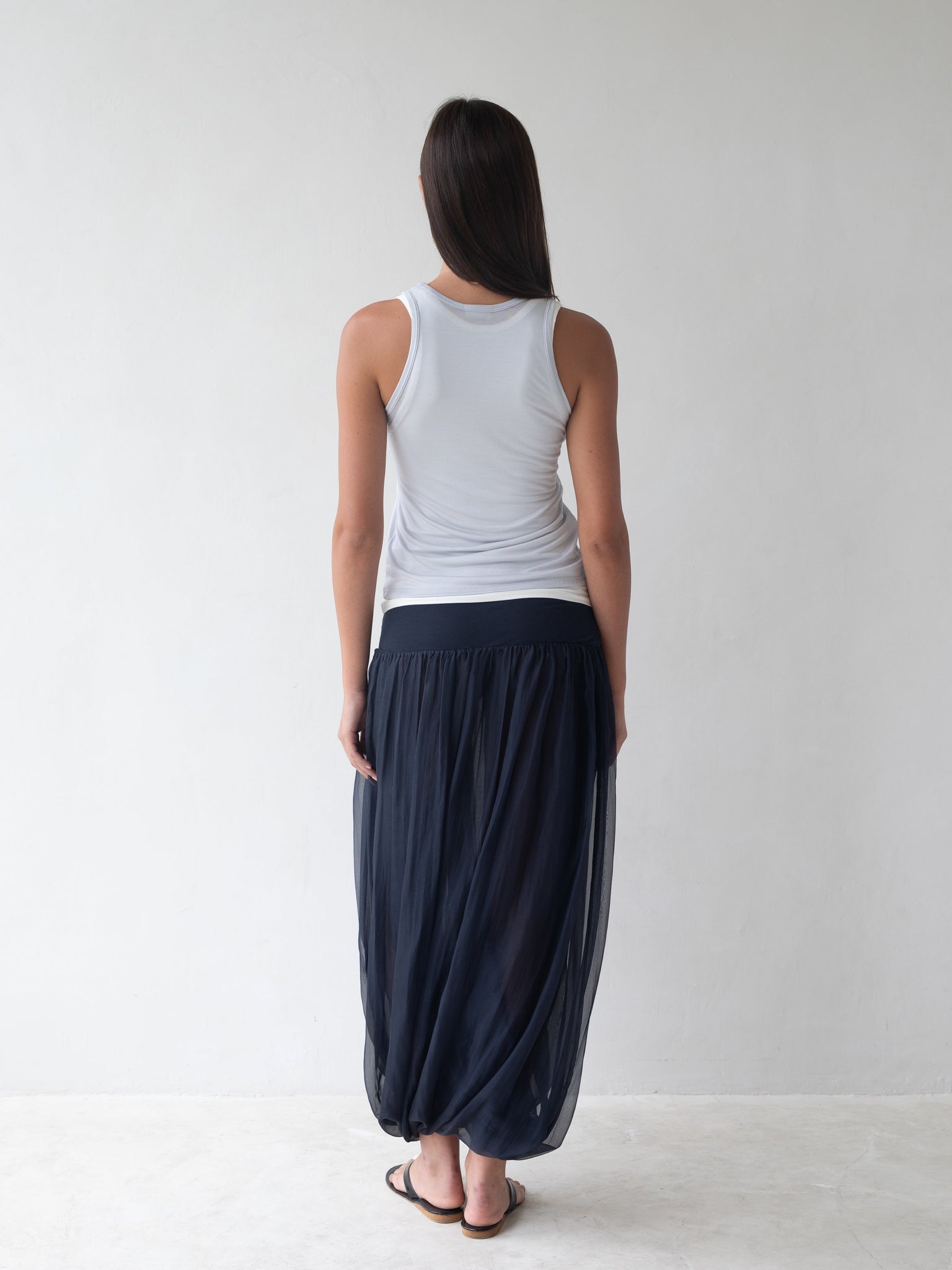 Meadow Maxi Skirt in Navy