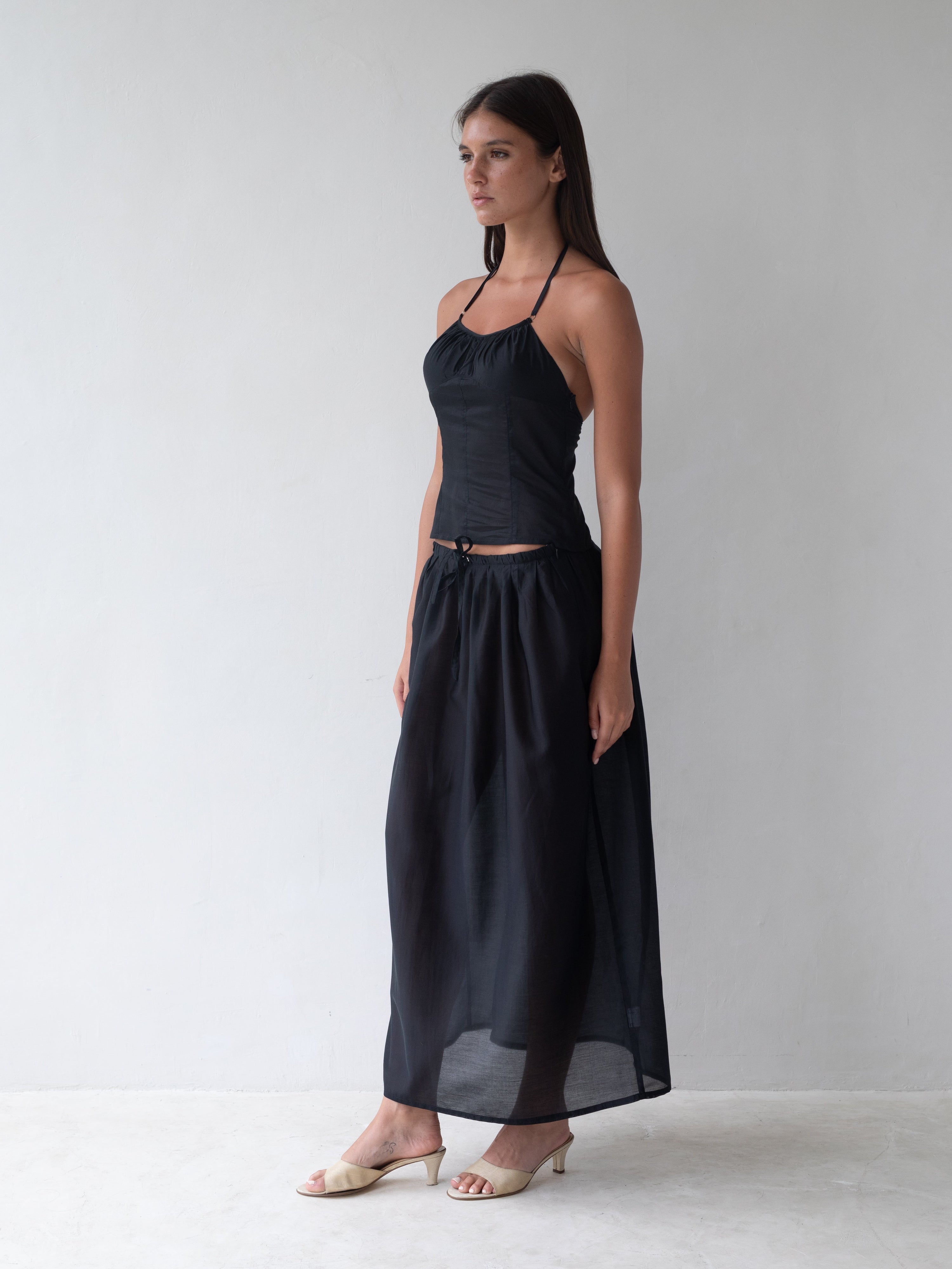 Rhea Skirt in Black