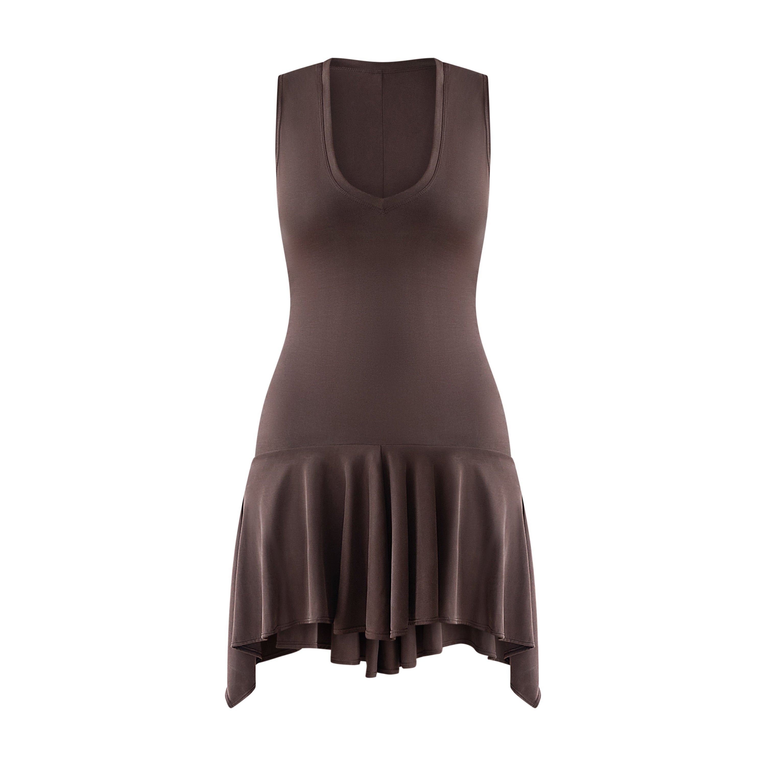 Park Dress in Brown