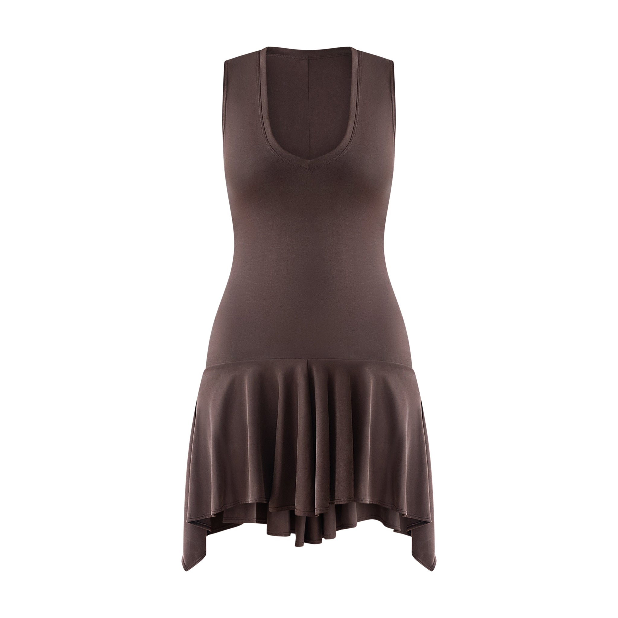 Park Dress in Brown