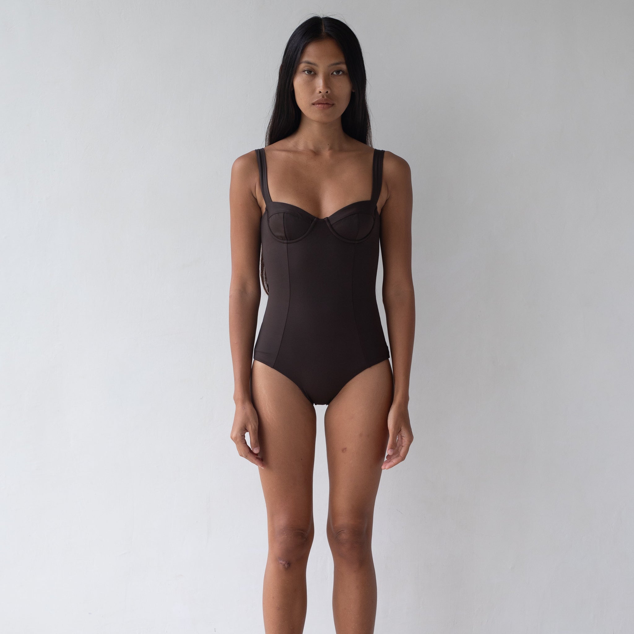 Marin One Piece in Carob