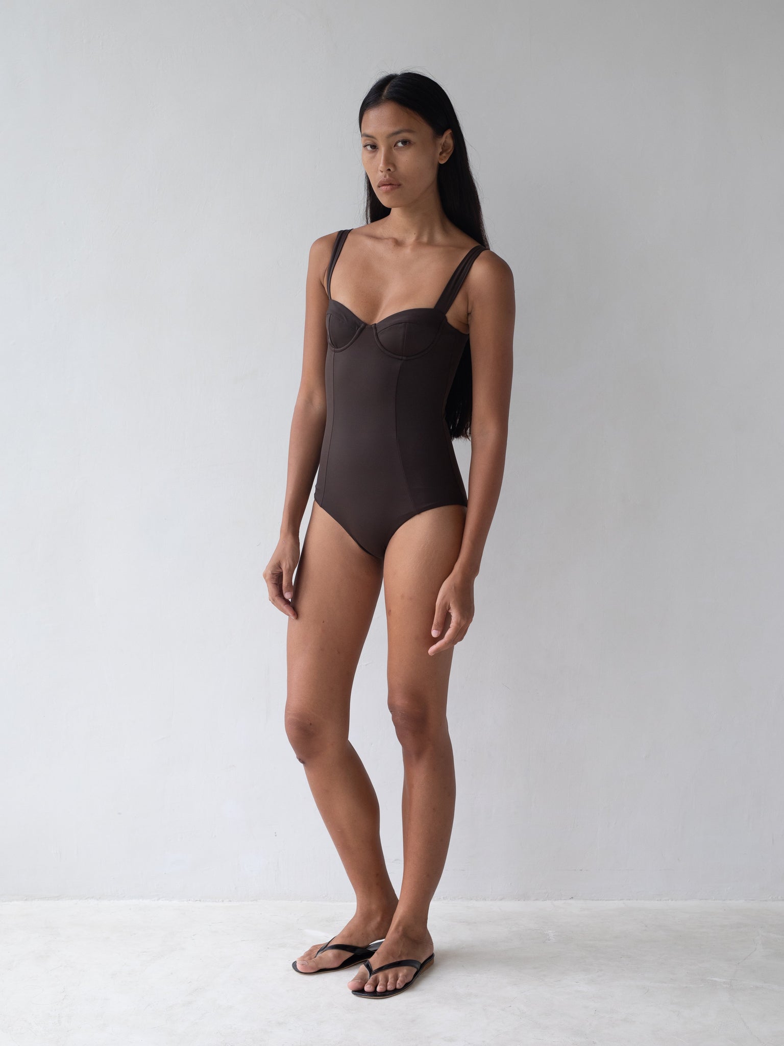 Marin One Piece in Carob