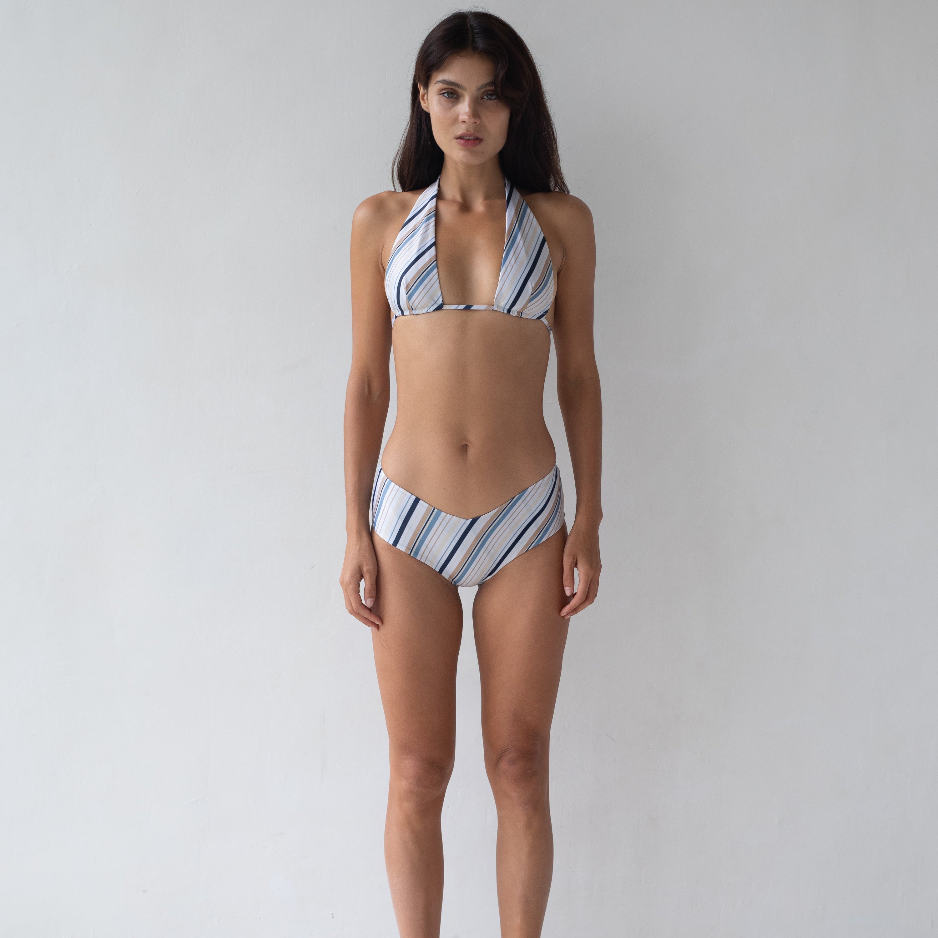 블루 스트라이프 마리스 탑