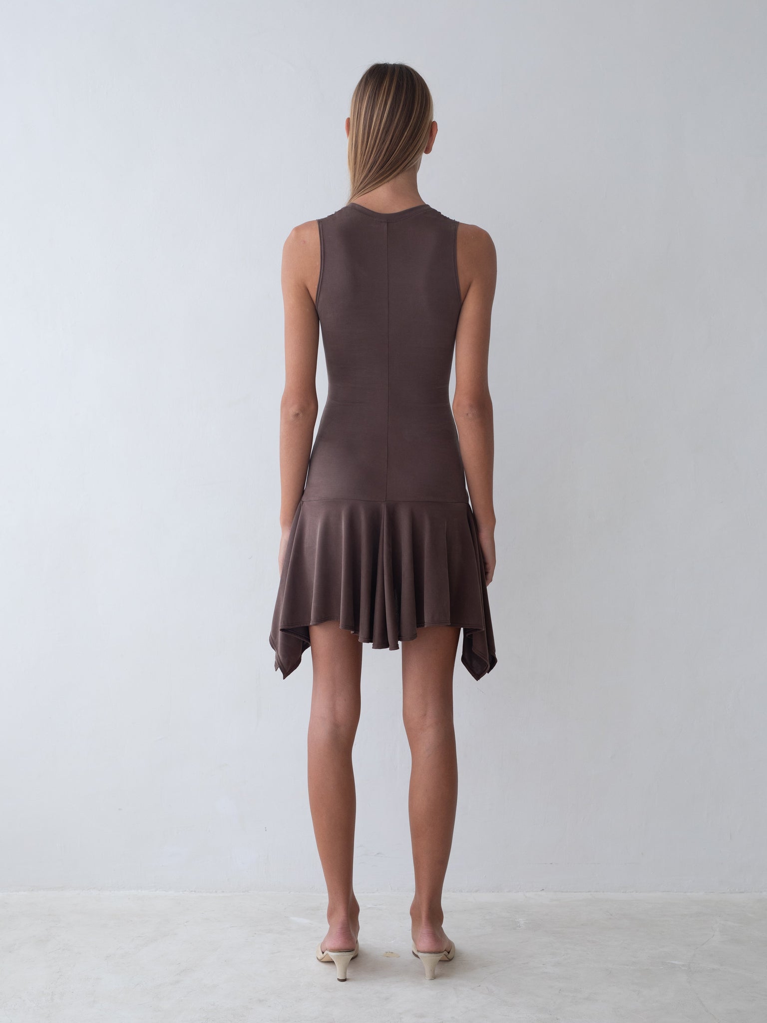 Park Dress in Brown