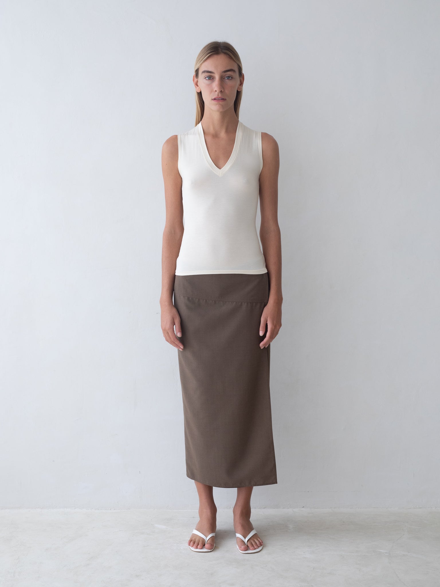 Scene Skirt in Brown