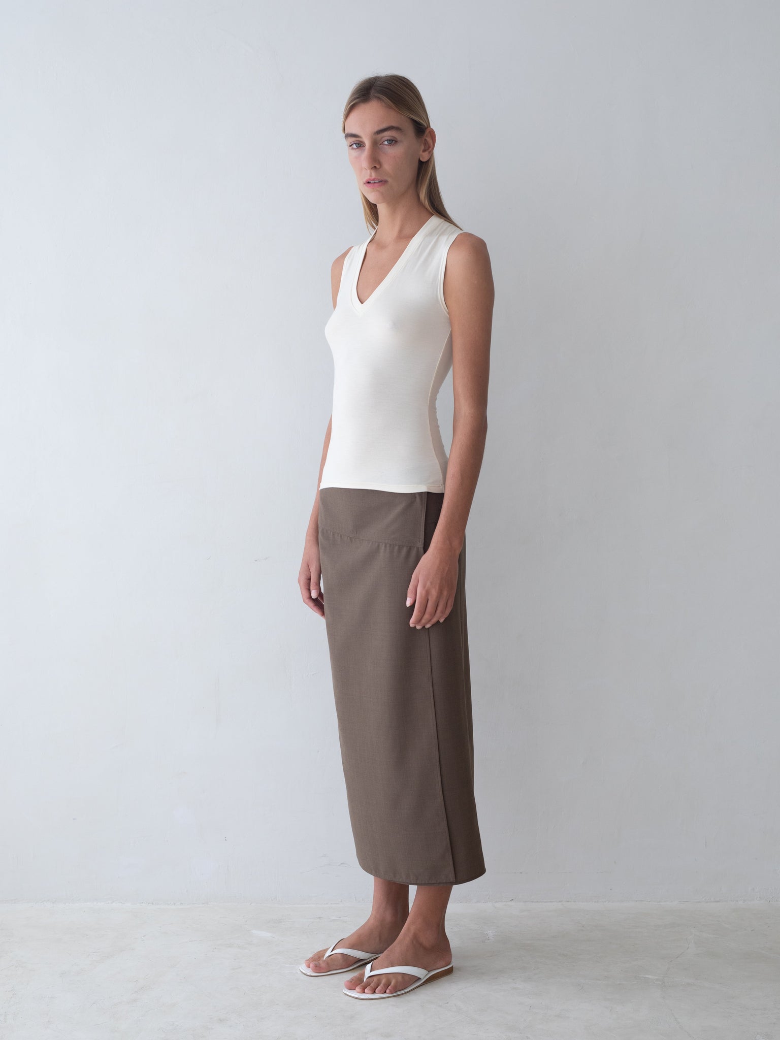 Scene Skirt in Brown