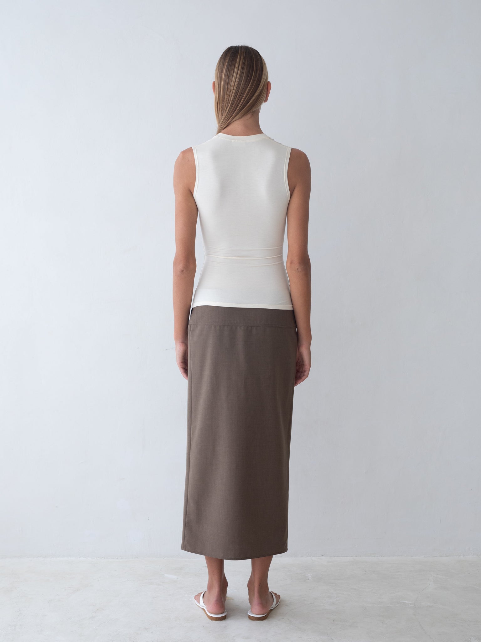Scene Skirt in Brown