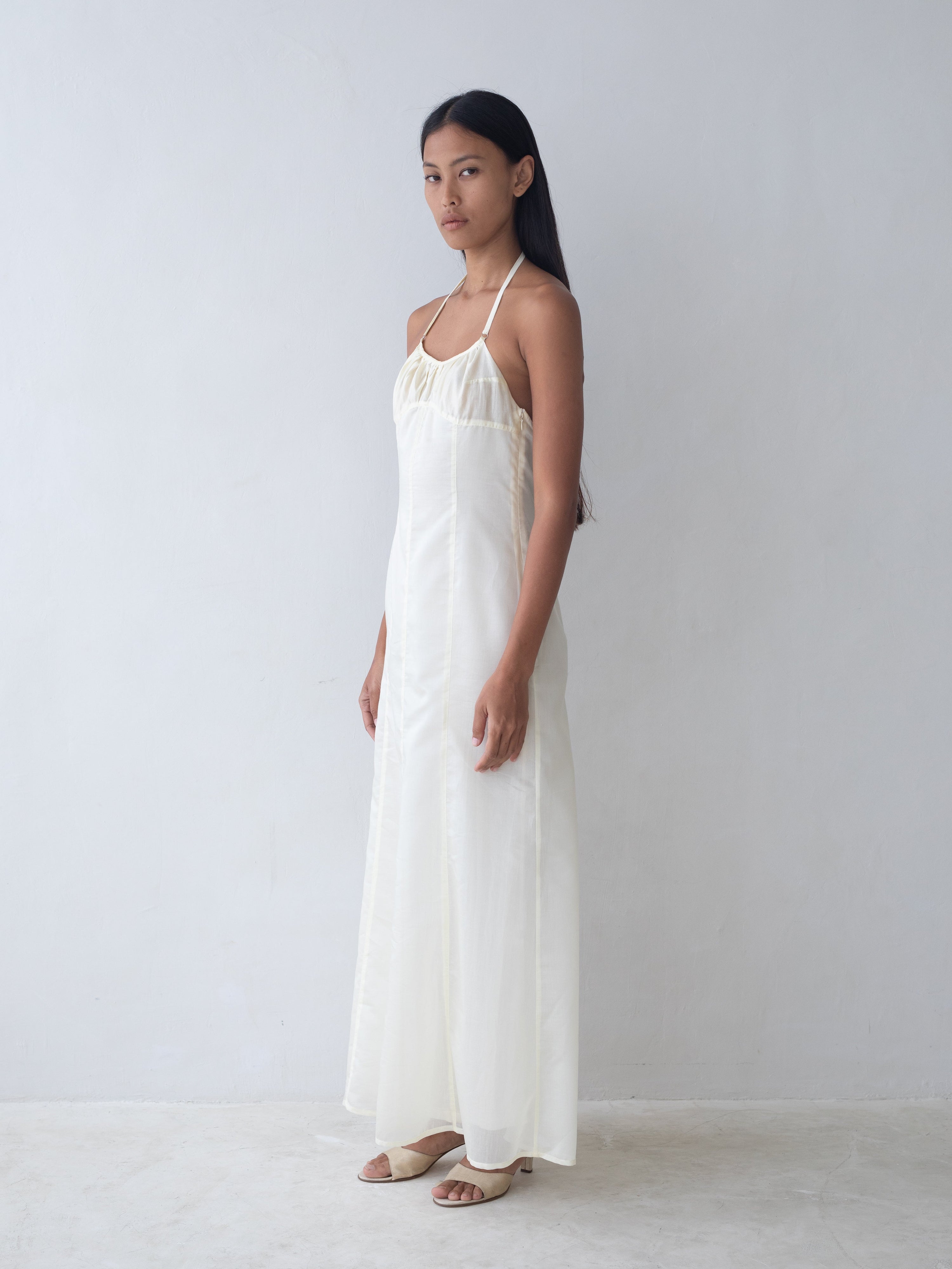 Flore Maxi Dress in Cream