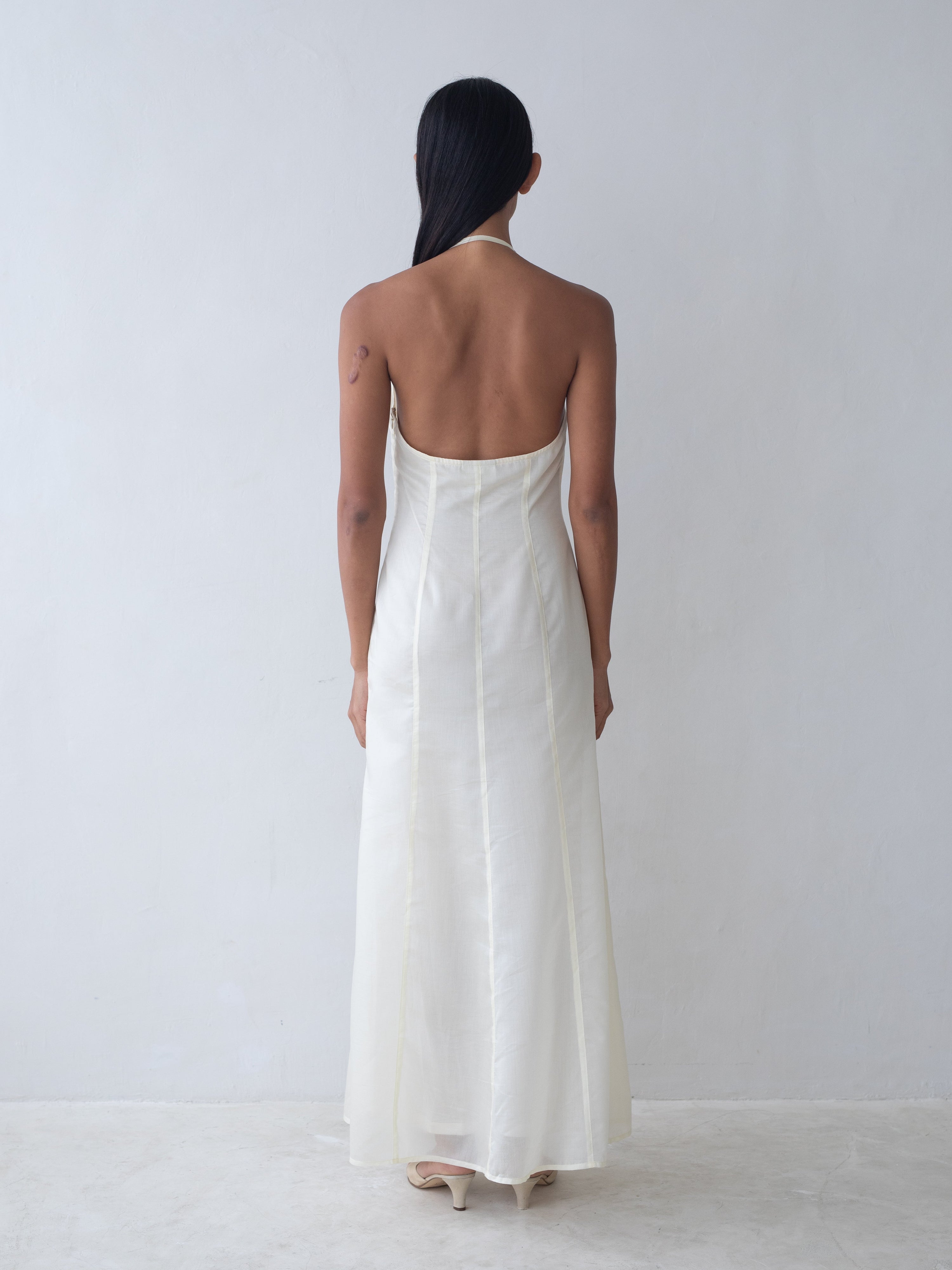 Flore Maxi Dress in Cream