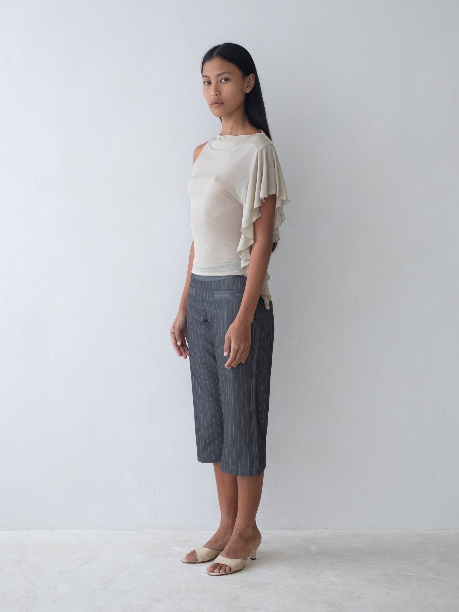 Zehra Top in Cream Sage