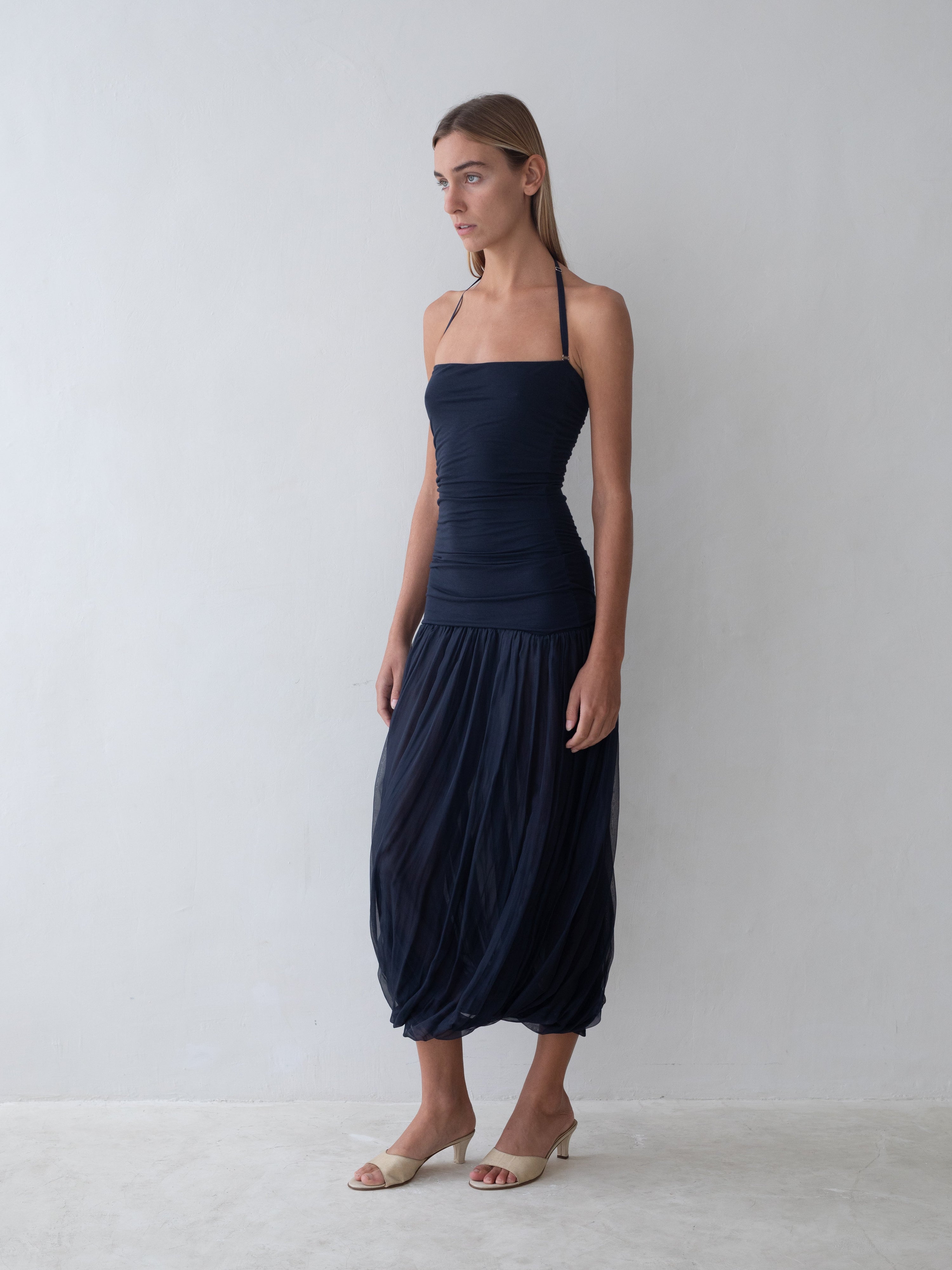 Willow Dress in Navy