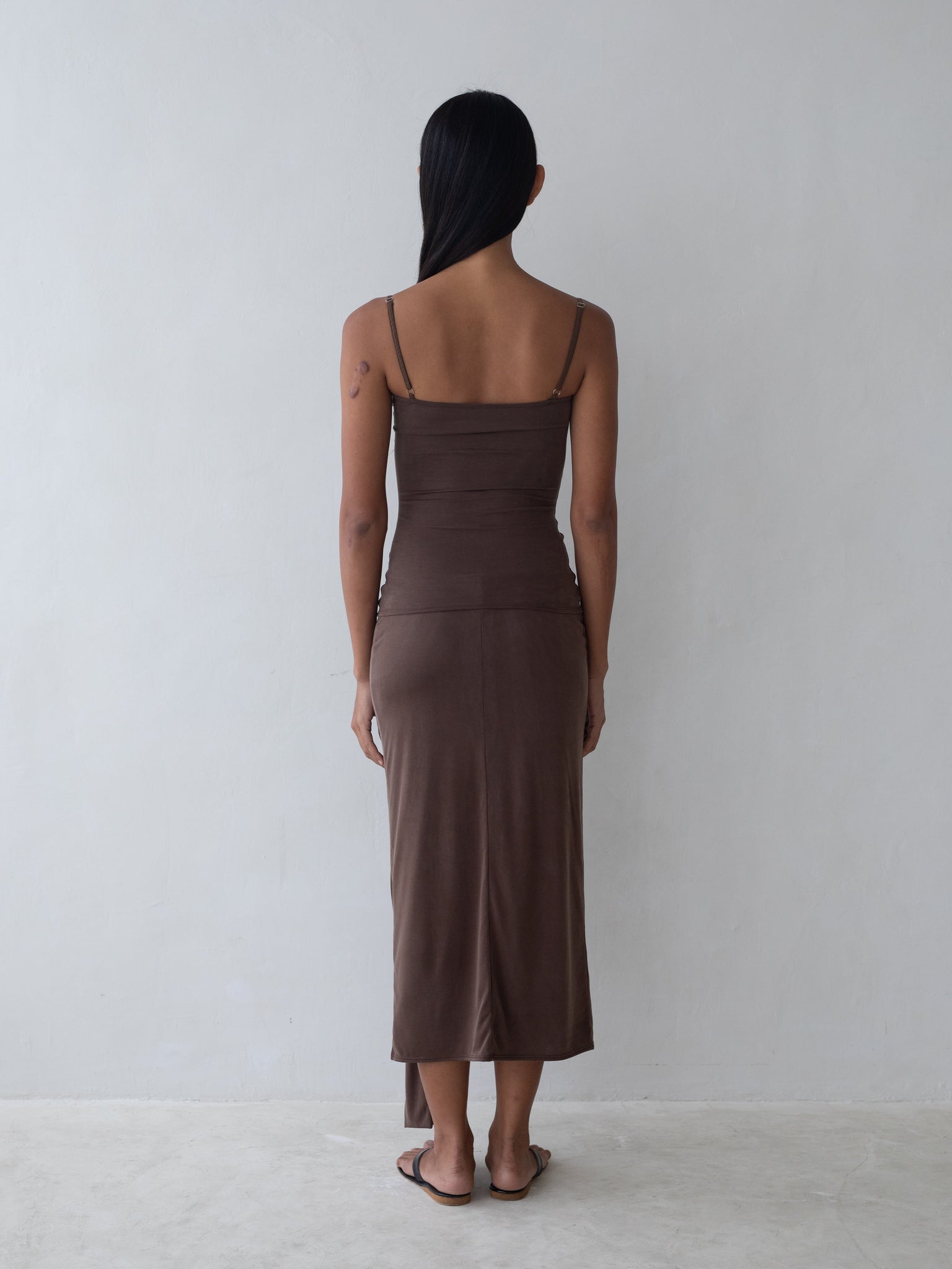 Cascade Top in Brown