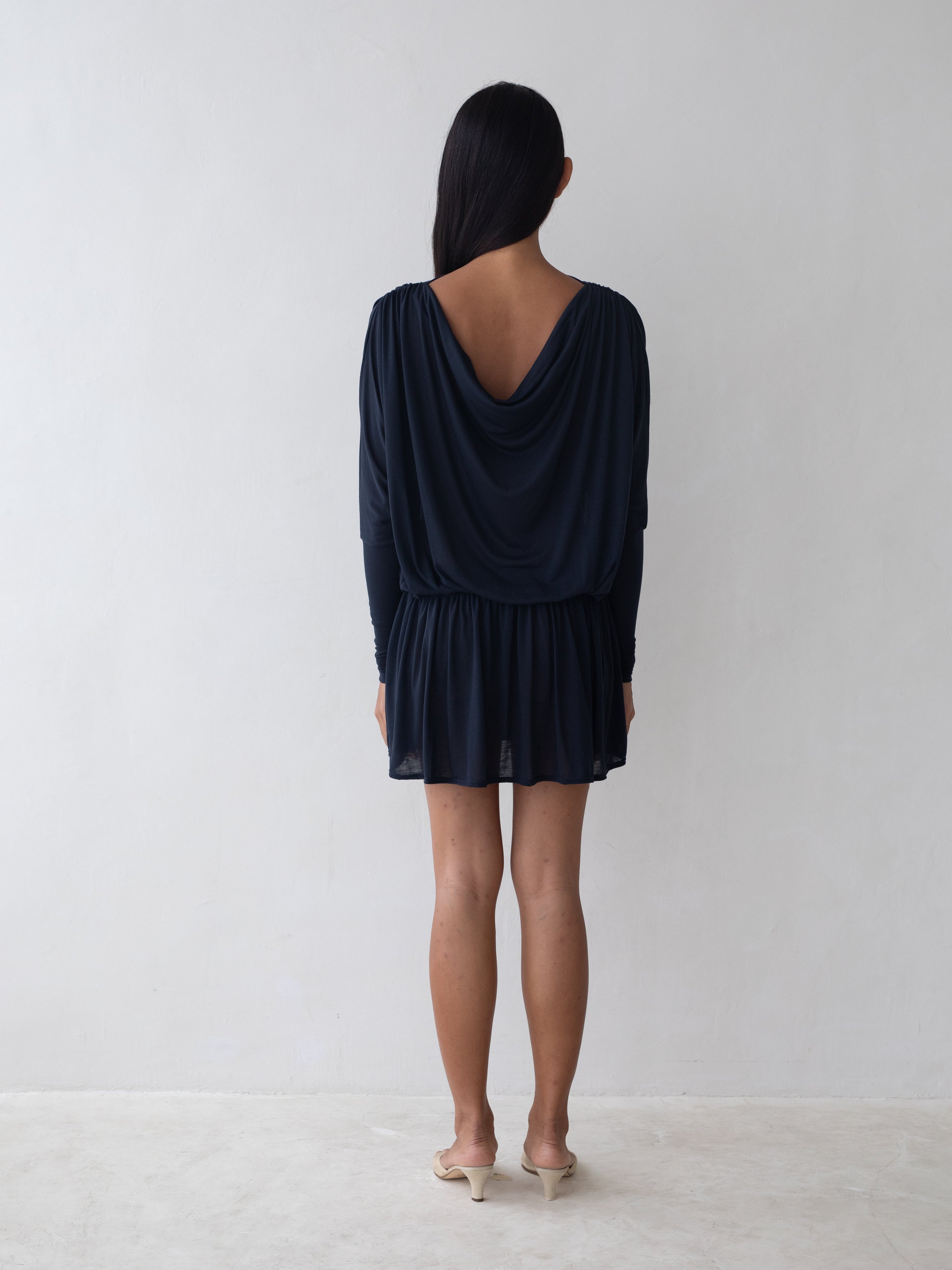 Alder Dress in Navy