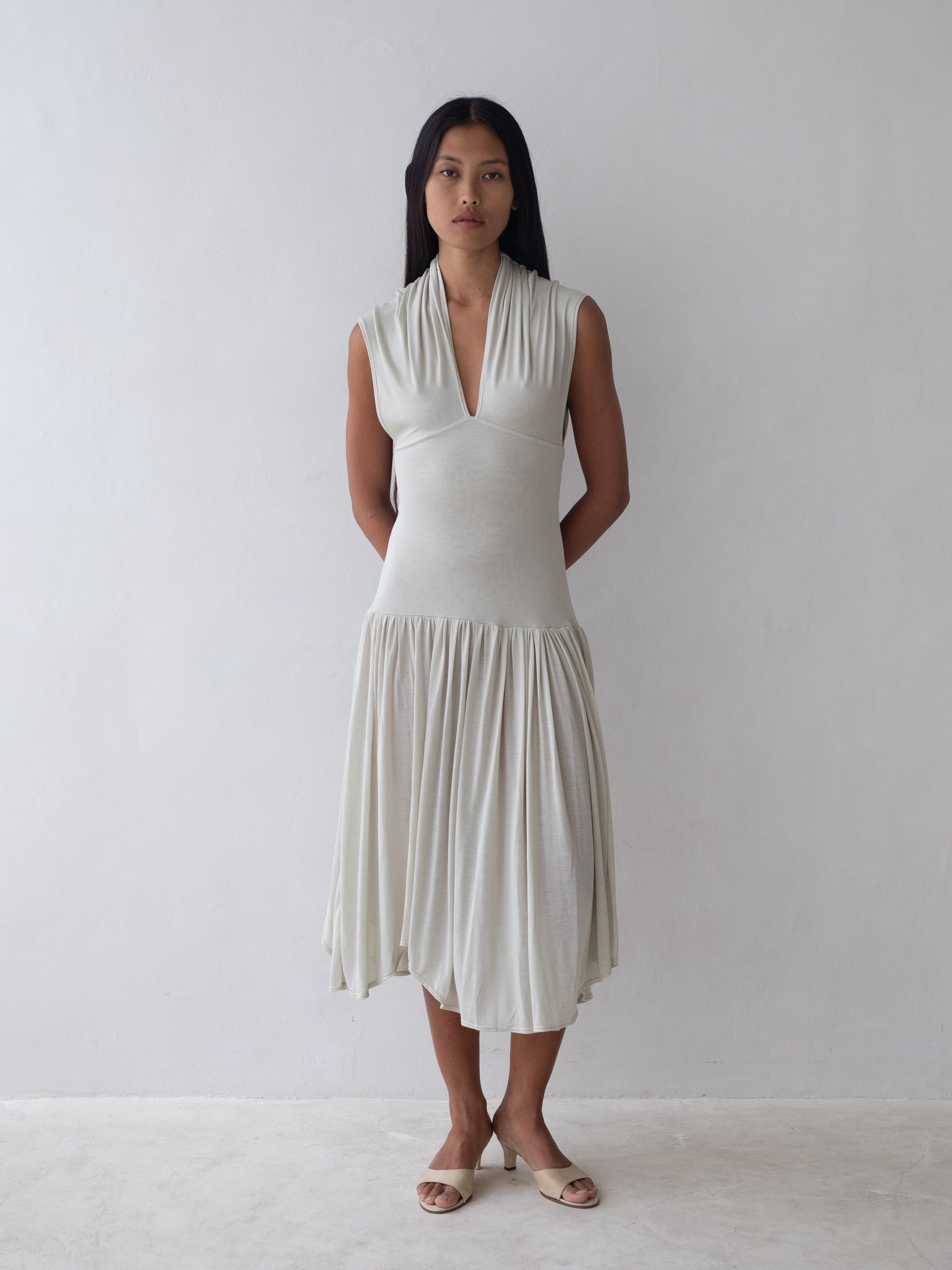 Twyla Dress in Fog