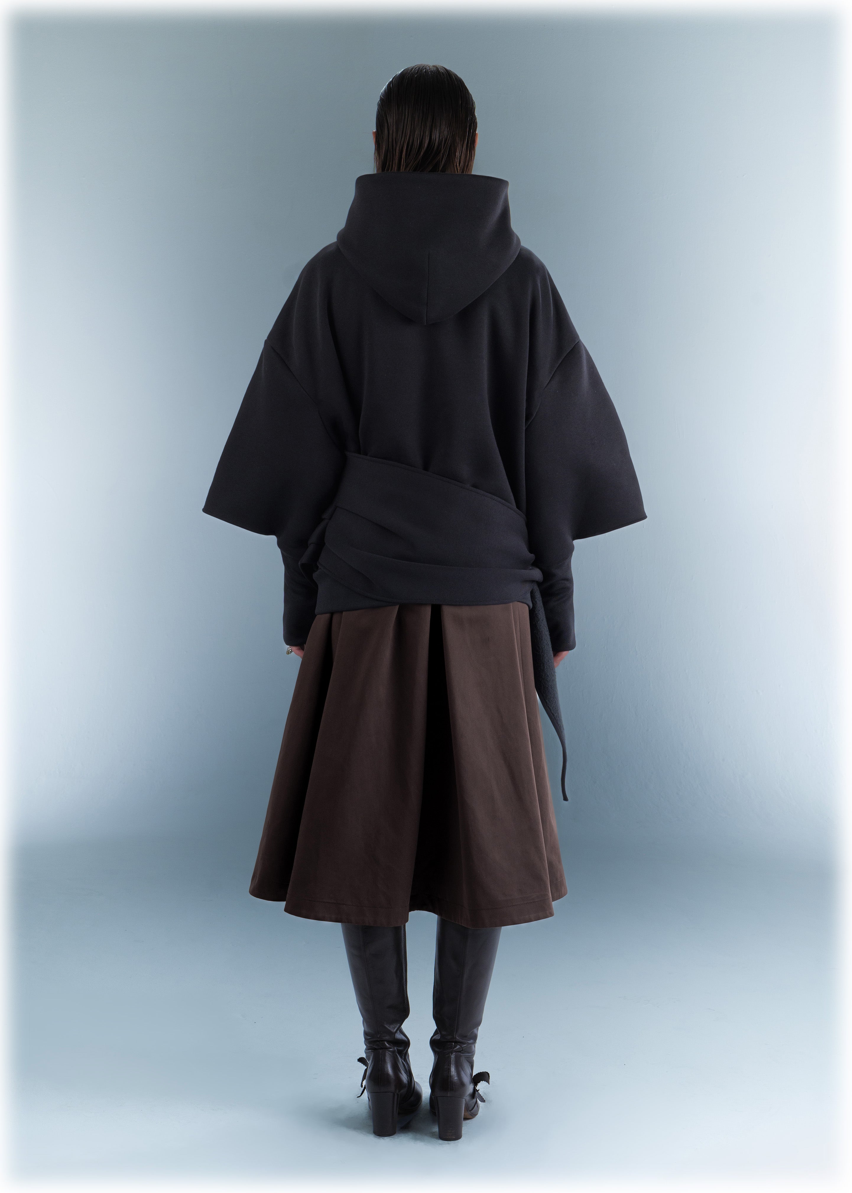 블랙 랩 후드티