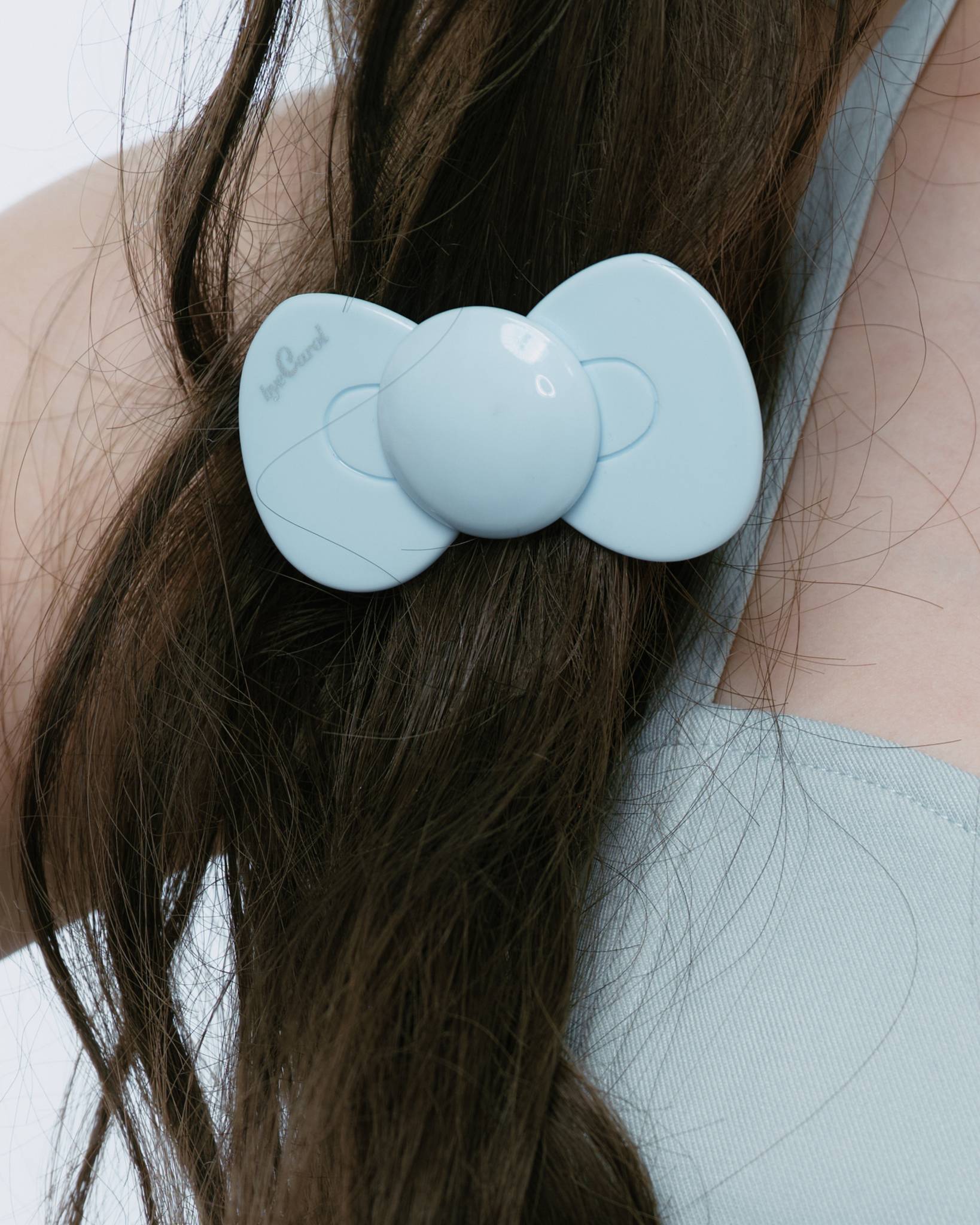 Bow Hairclip in Blue