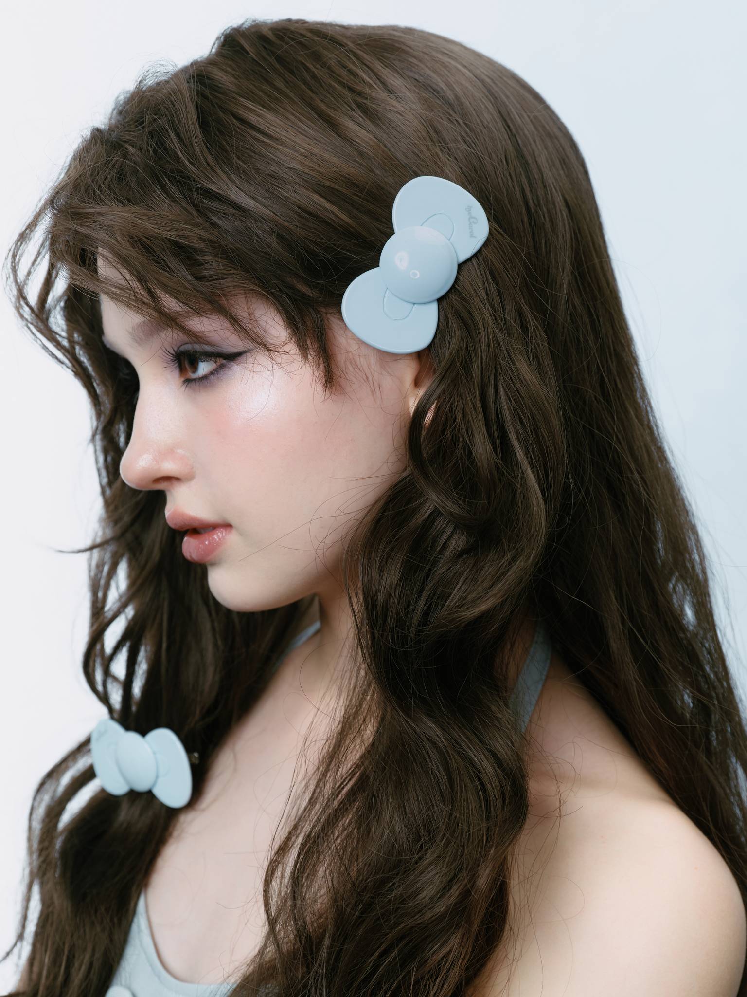 Bow Hairclip in Leopard