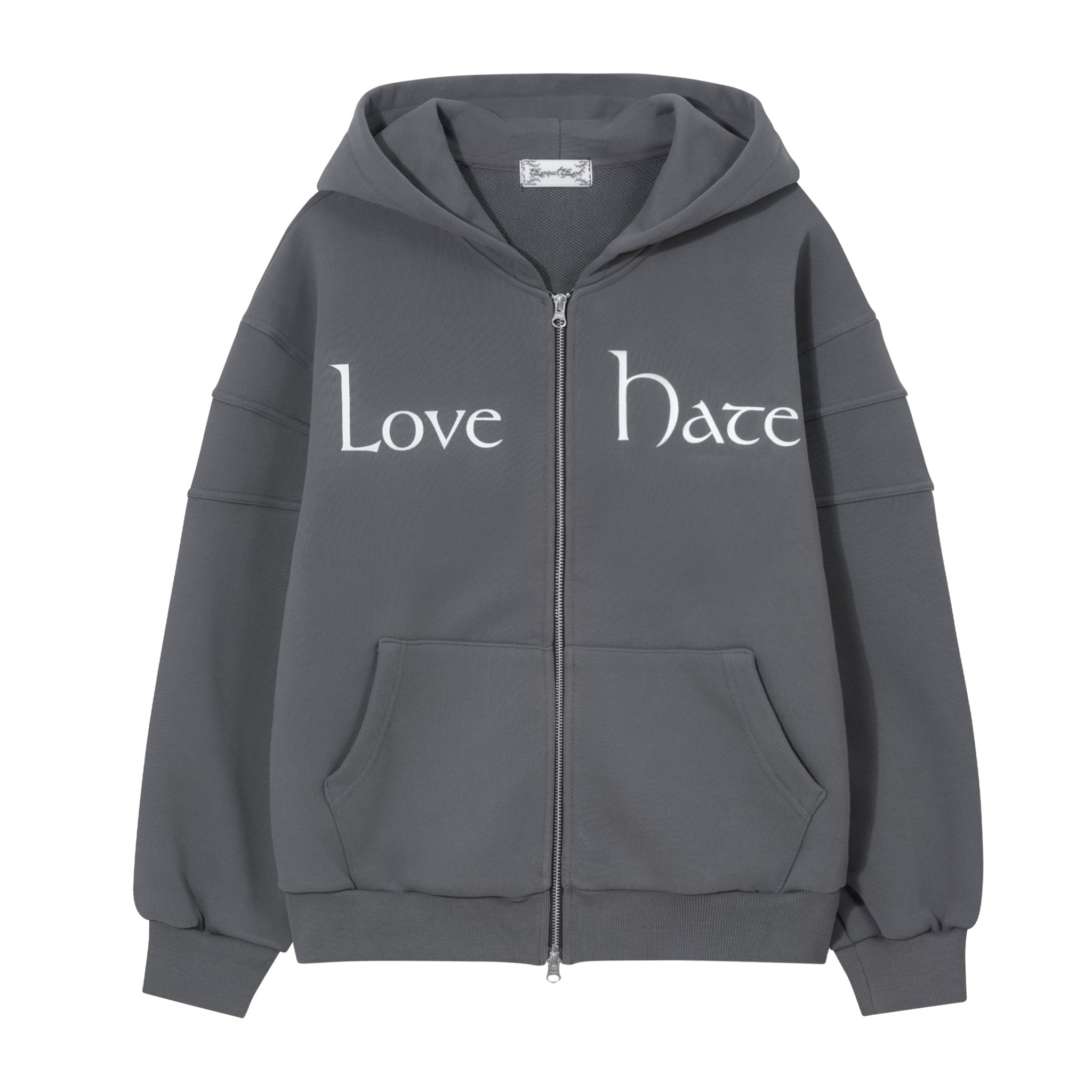 Boxy Zip-up Hoodie