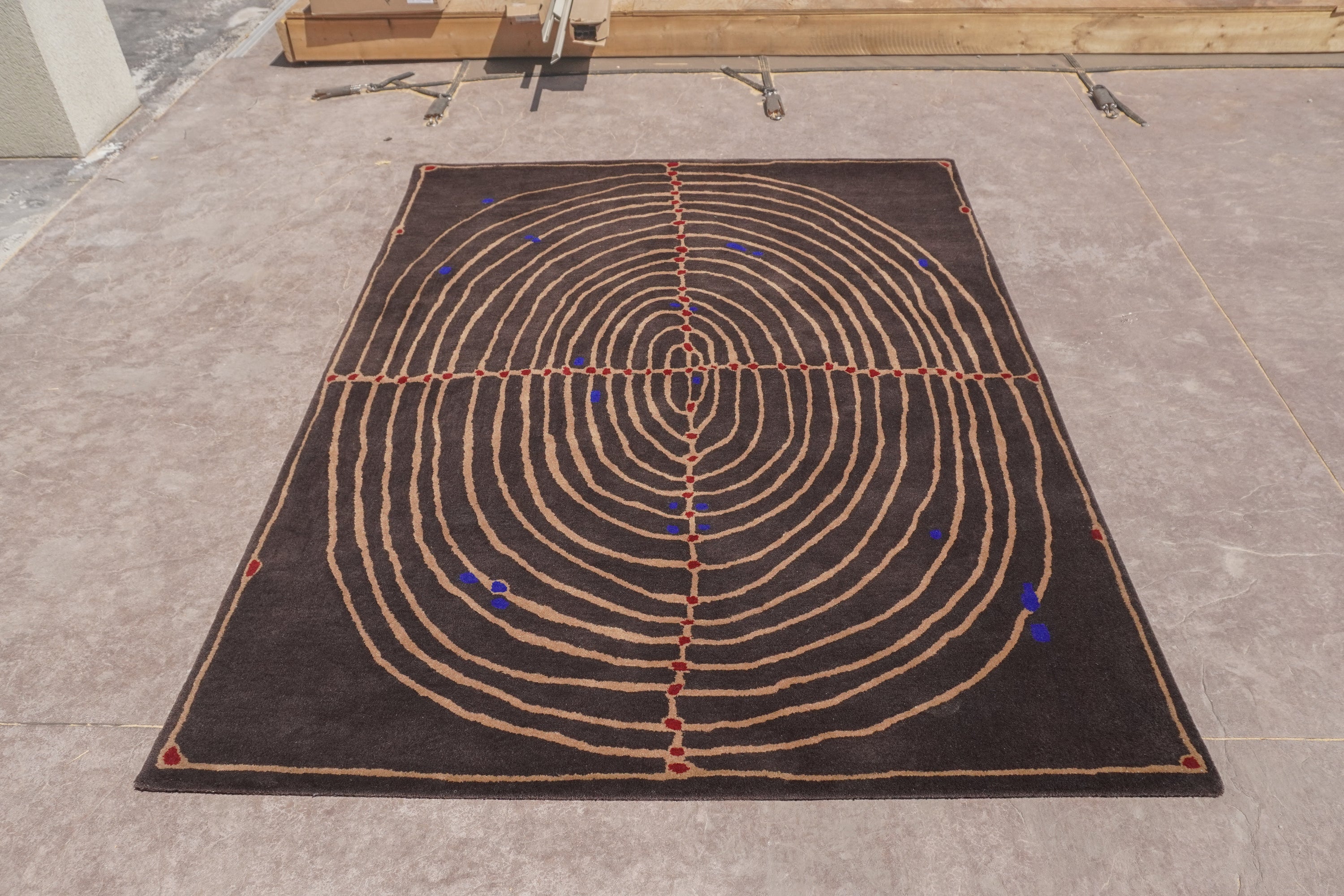 Bullseye Black in New Zealand Wool