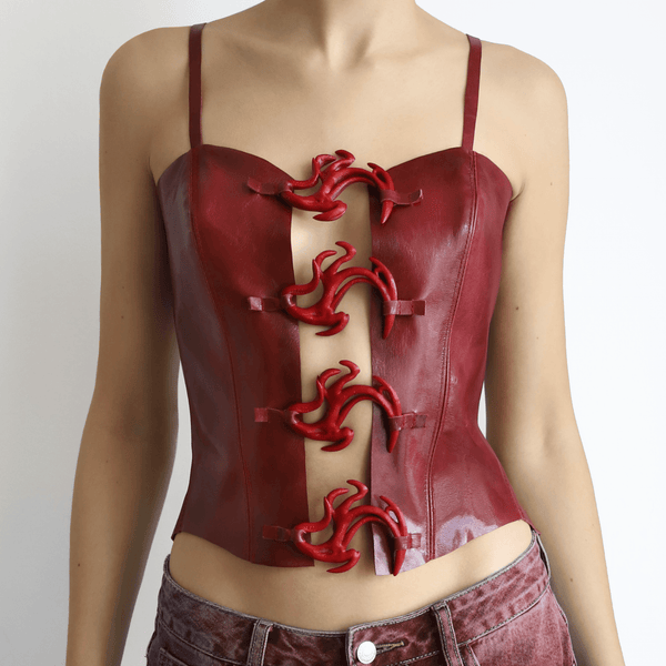 【即発送⭐︎新品未使用】Cherry Pattern Strap Top 新色♪ Cherry Pattern Strap Top