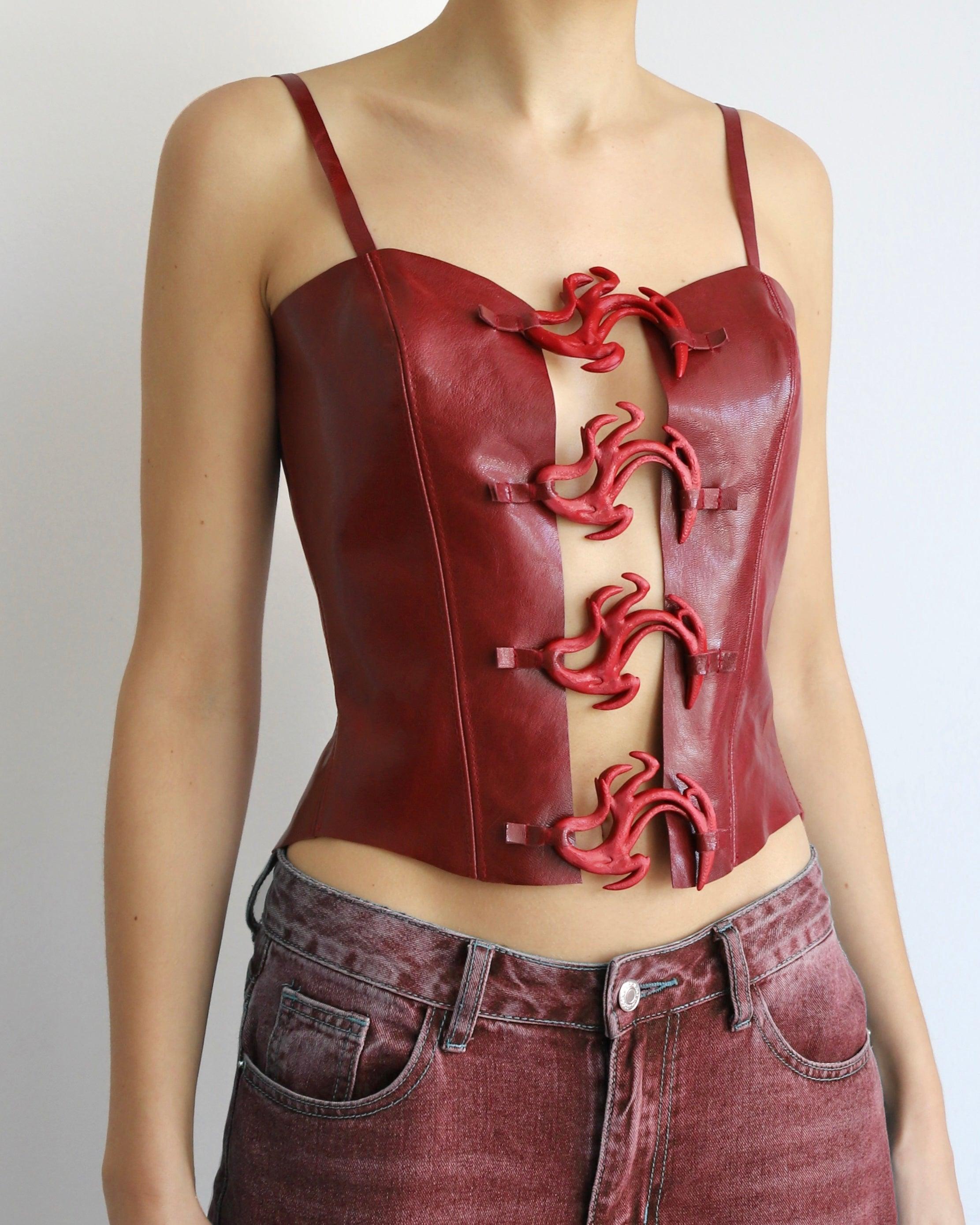 【新品】Cherry Pattern Strap Top Cherry S Shipping in mid-August]Cherry Pattern Strap Top