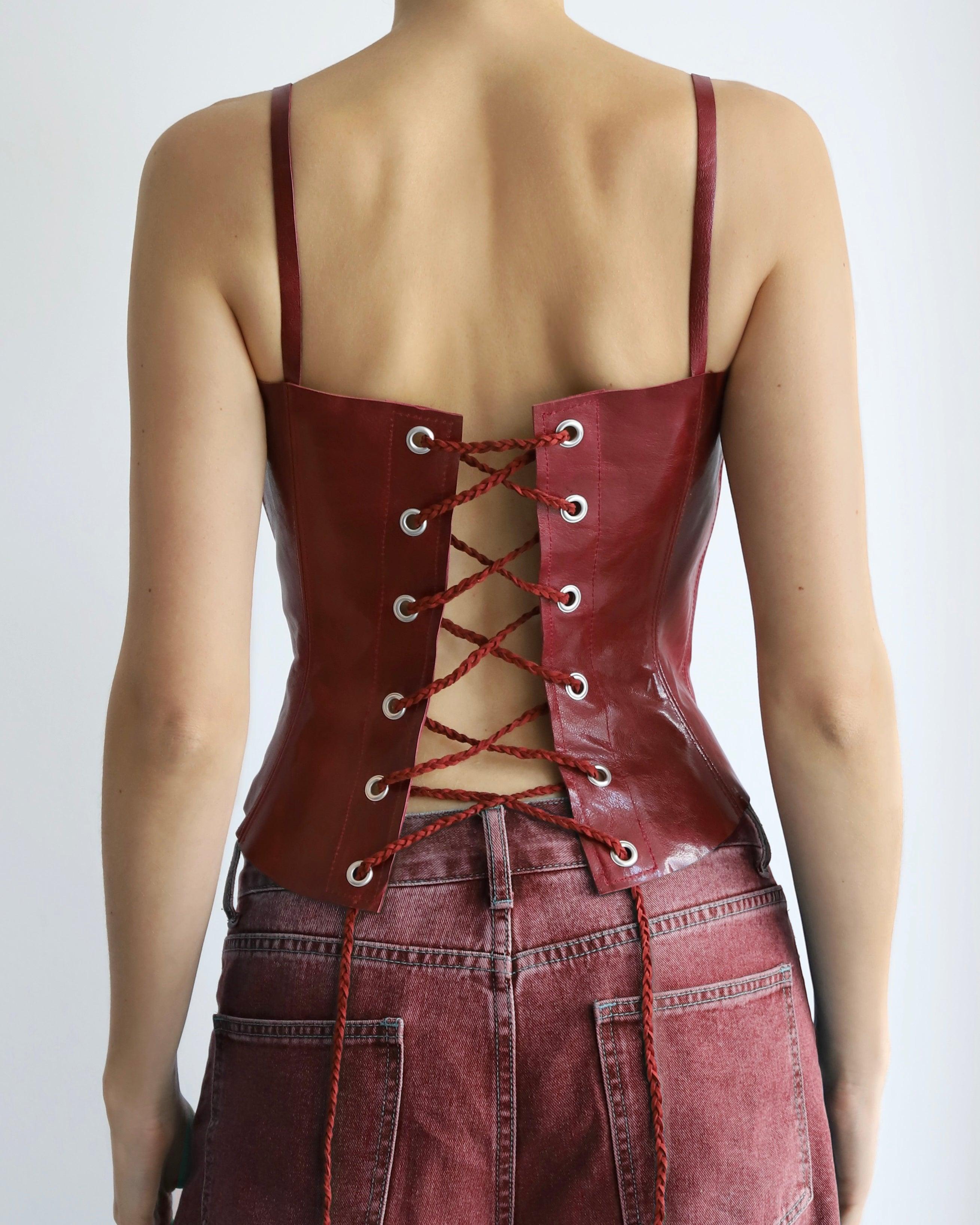Cherry Corset Top