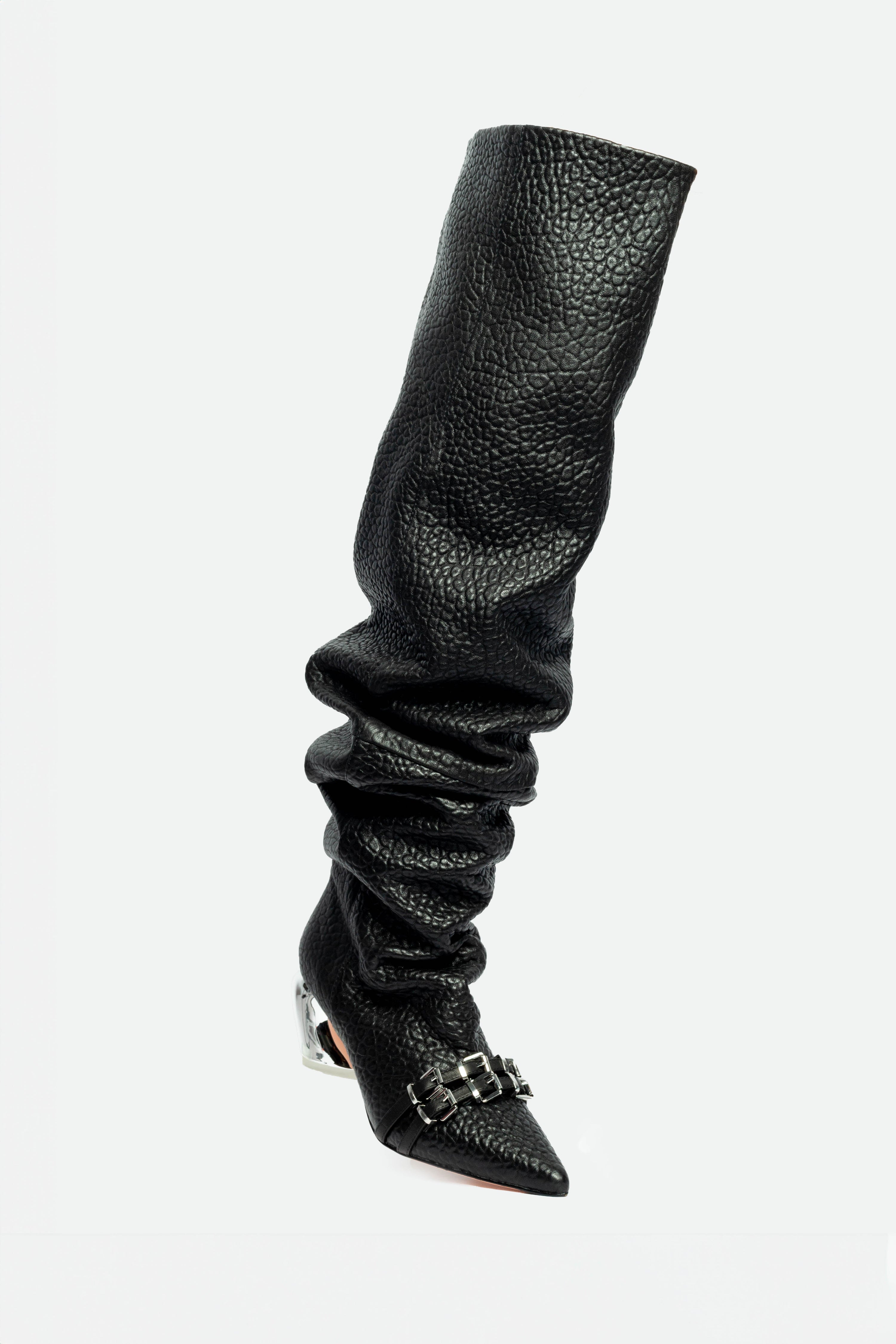 Choom Black Pebbled