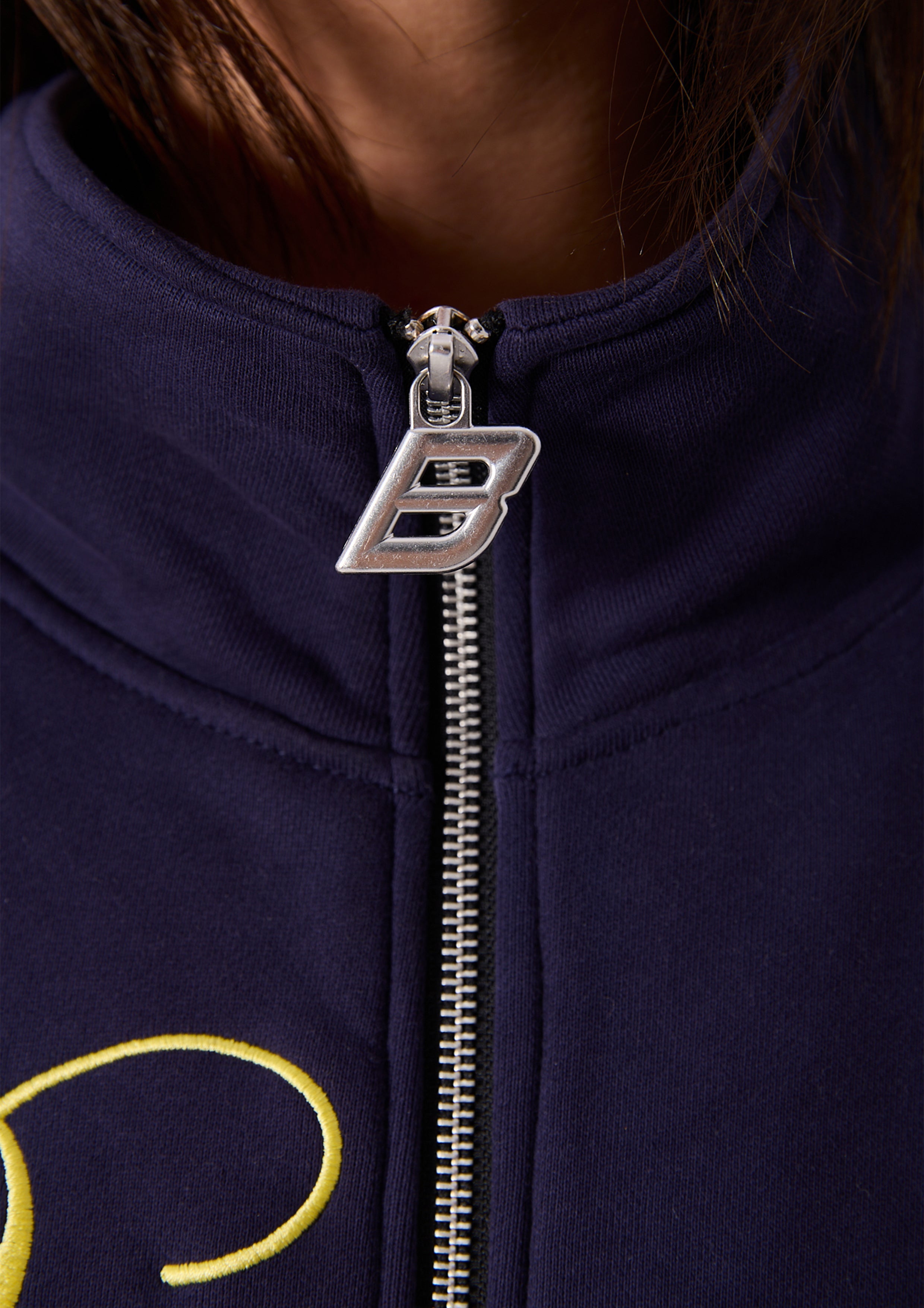Spears Stripe Zip Jacket in Ink