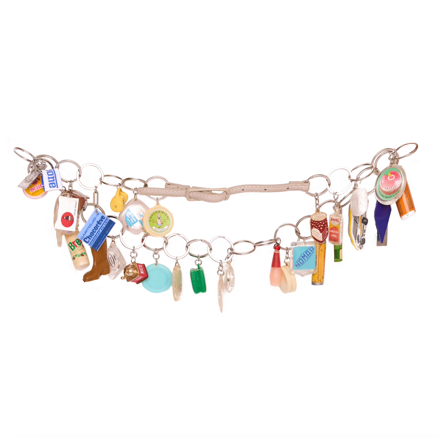 Charm Belt in White