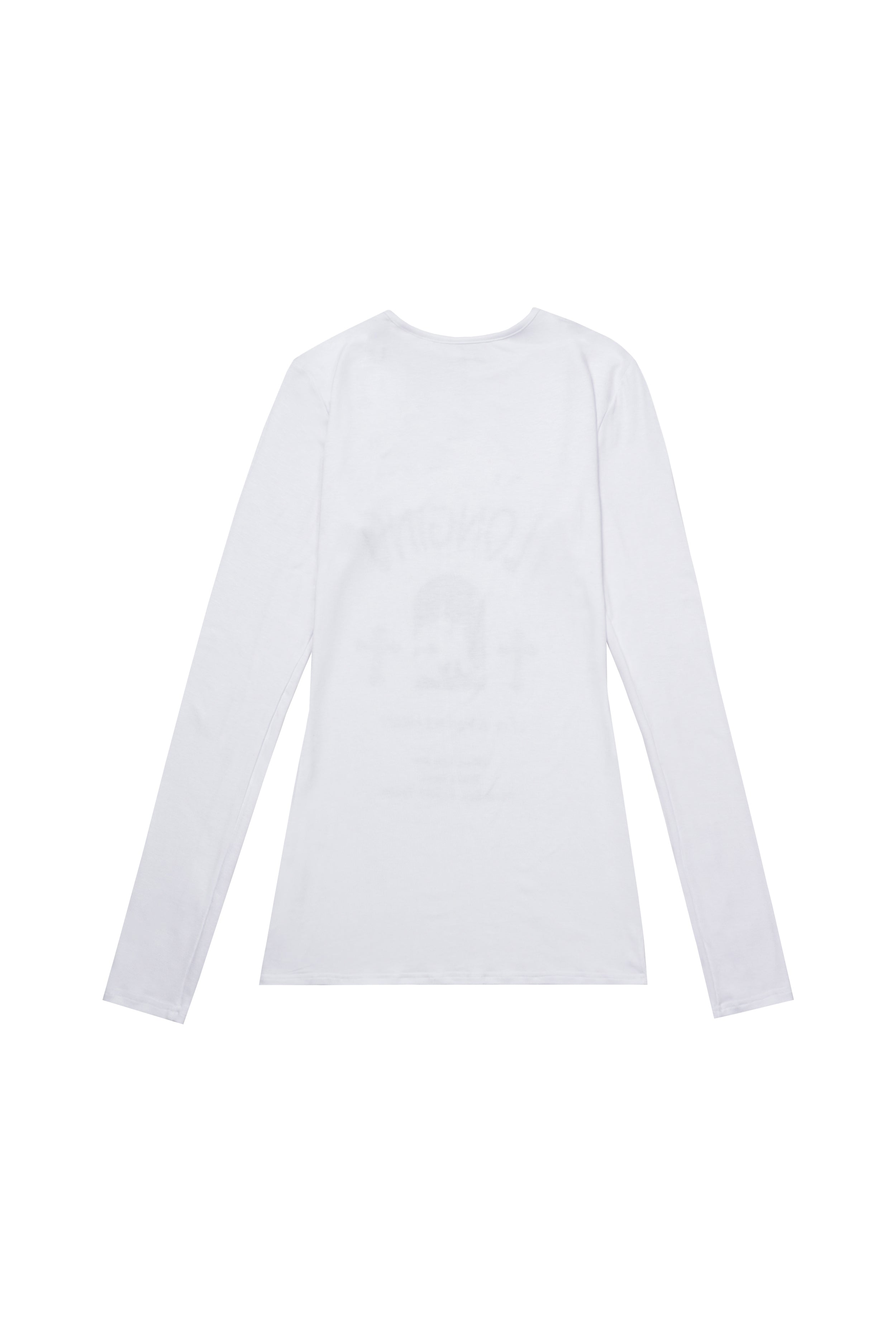 Conflicted Dress Tee in White