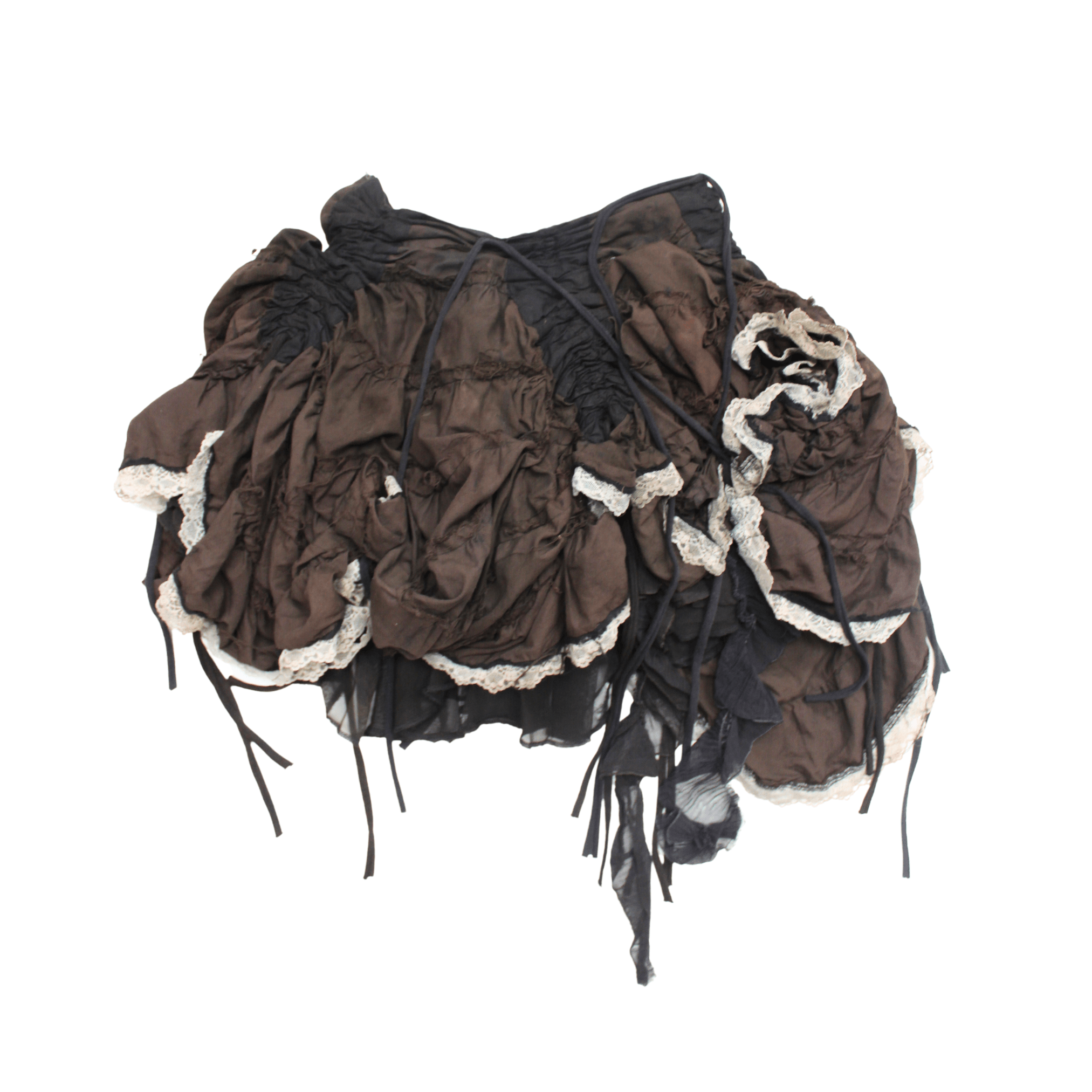 변형된 티어드 낙하산 코쿤 스커트