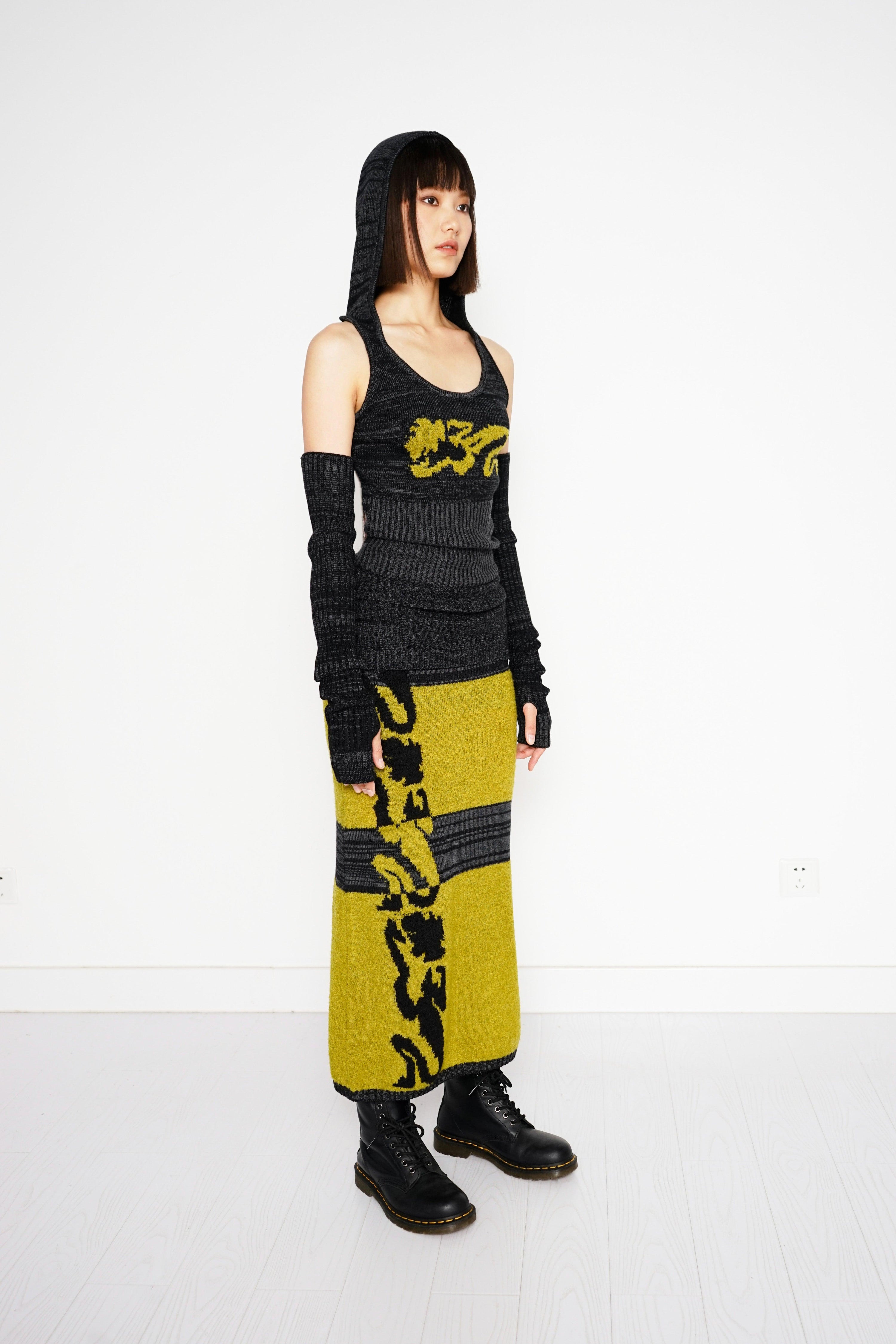 Cyber Mustard Knit Set