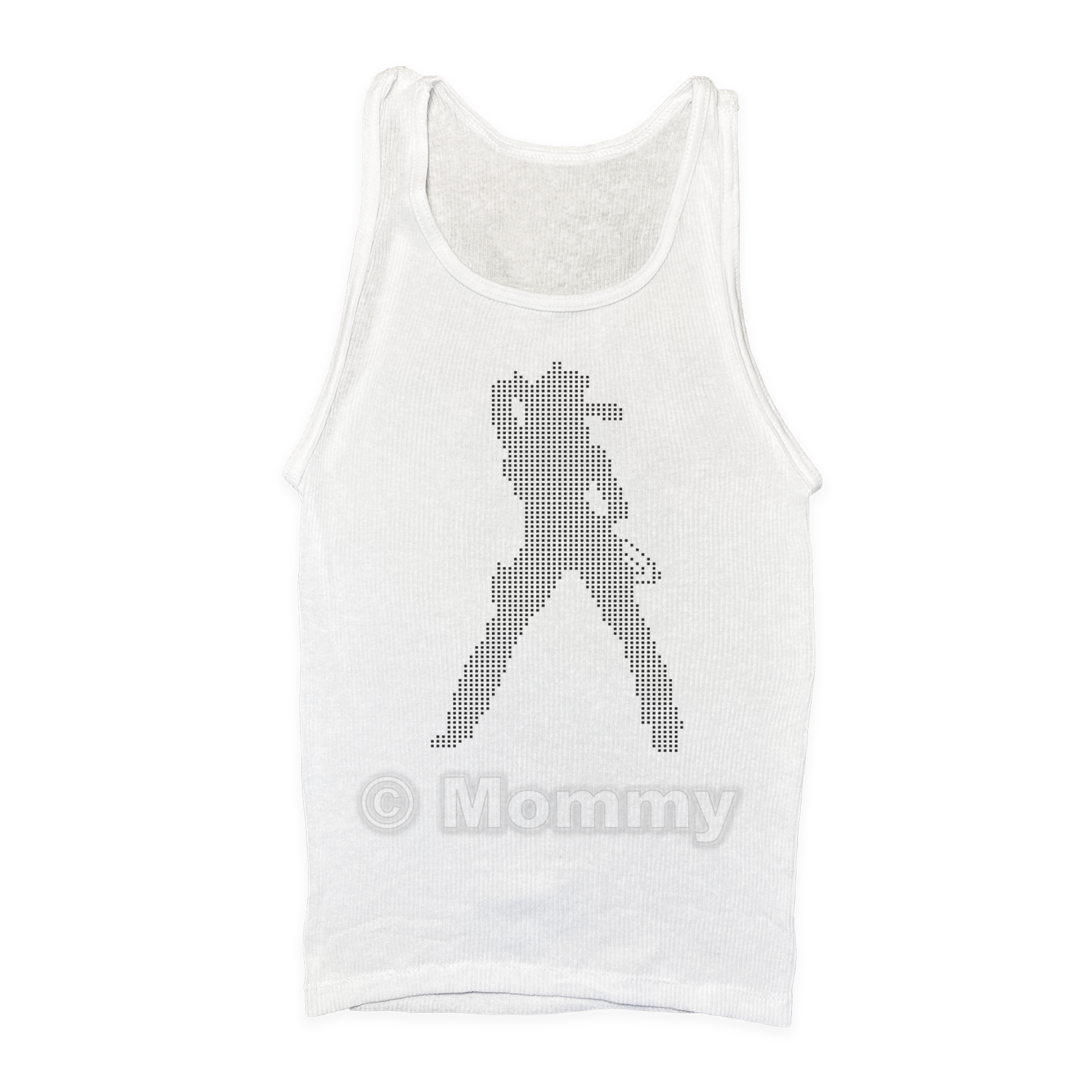 Bimbo Kätzchen Unisex T-Shirt (Rosa/Weiß)