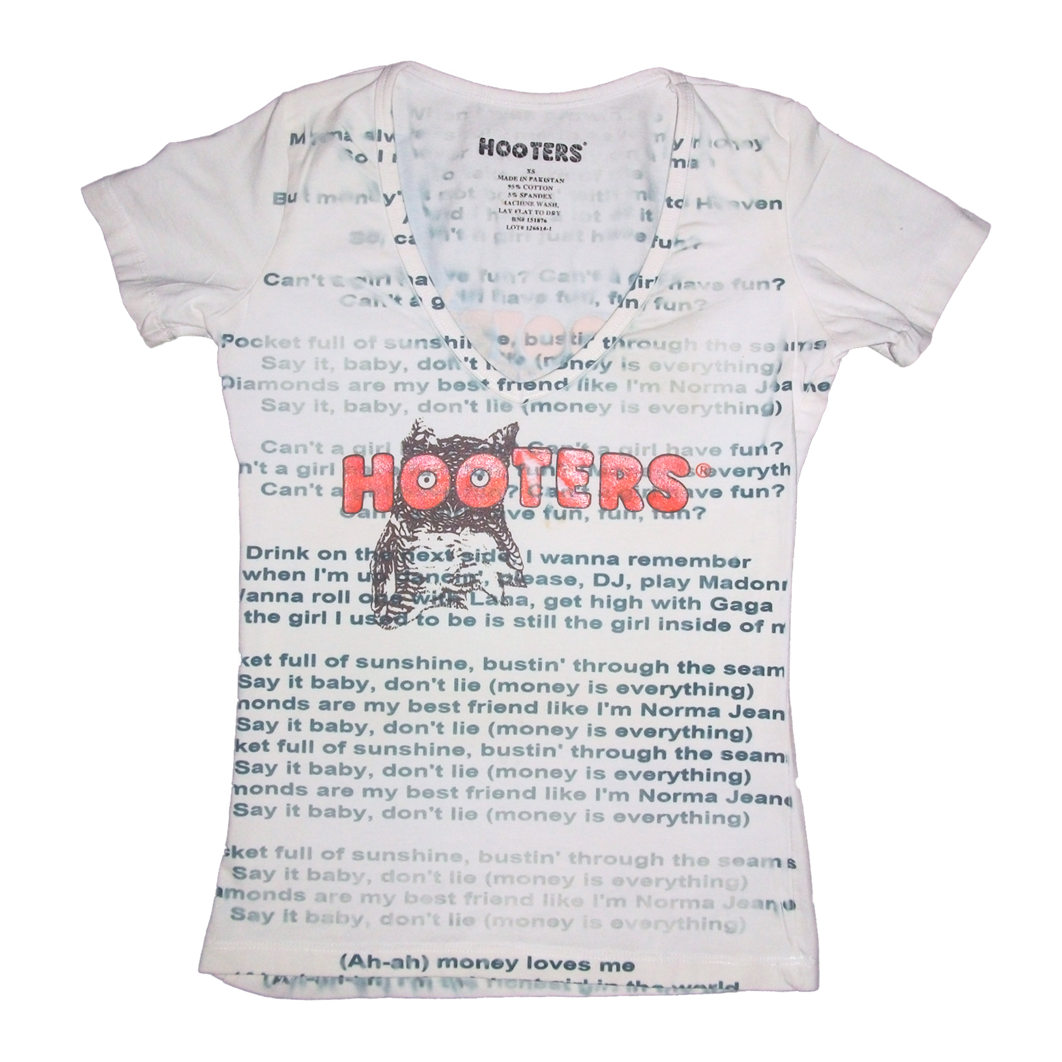 Bimbo Kätzchen Unisex T-Shirt (Rosa/Weiß)