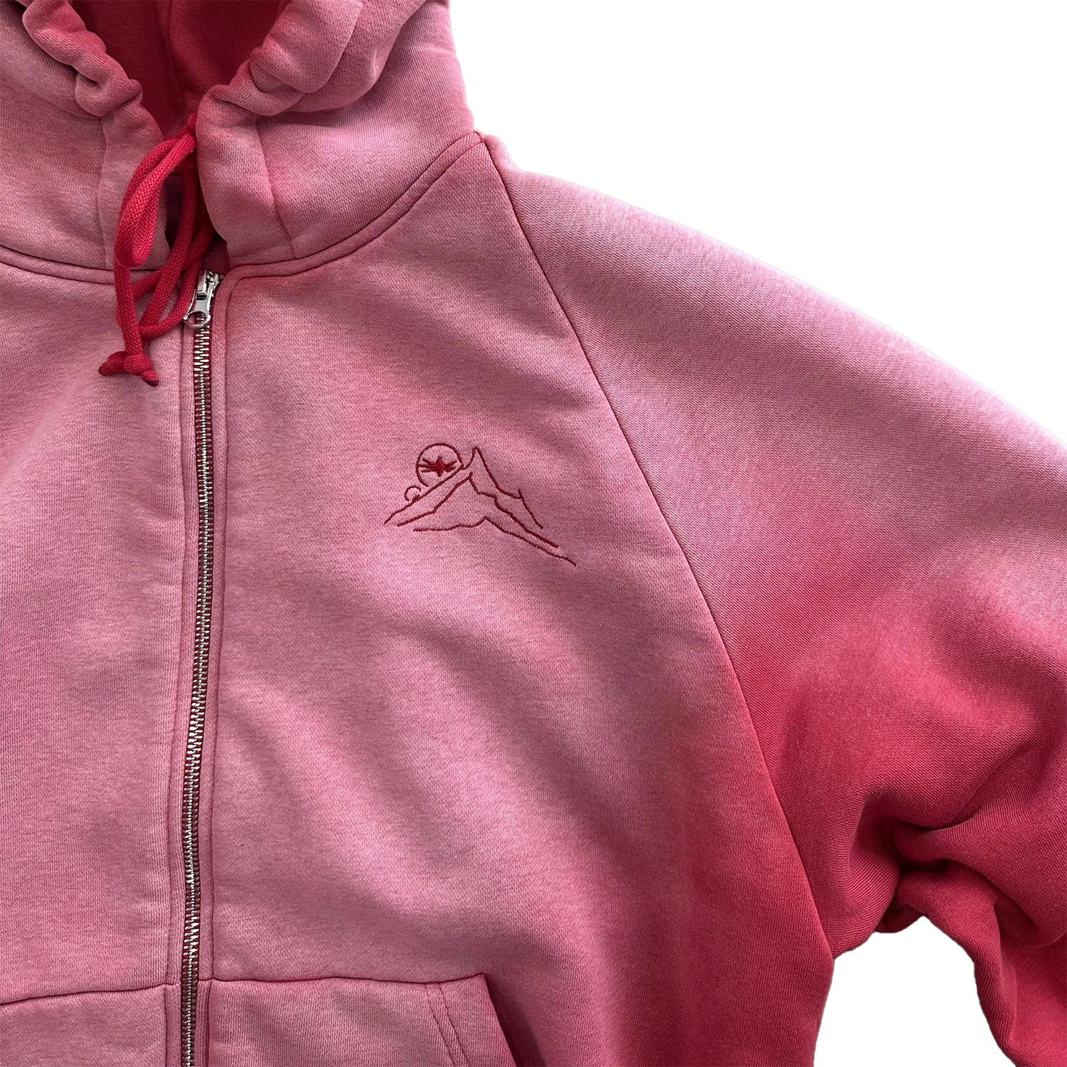 Blush Bare Zip Up Hoodie