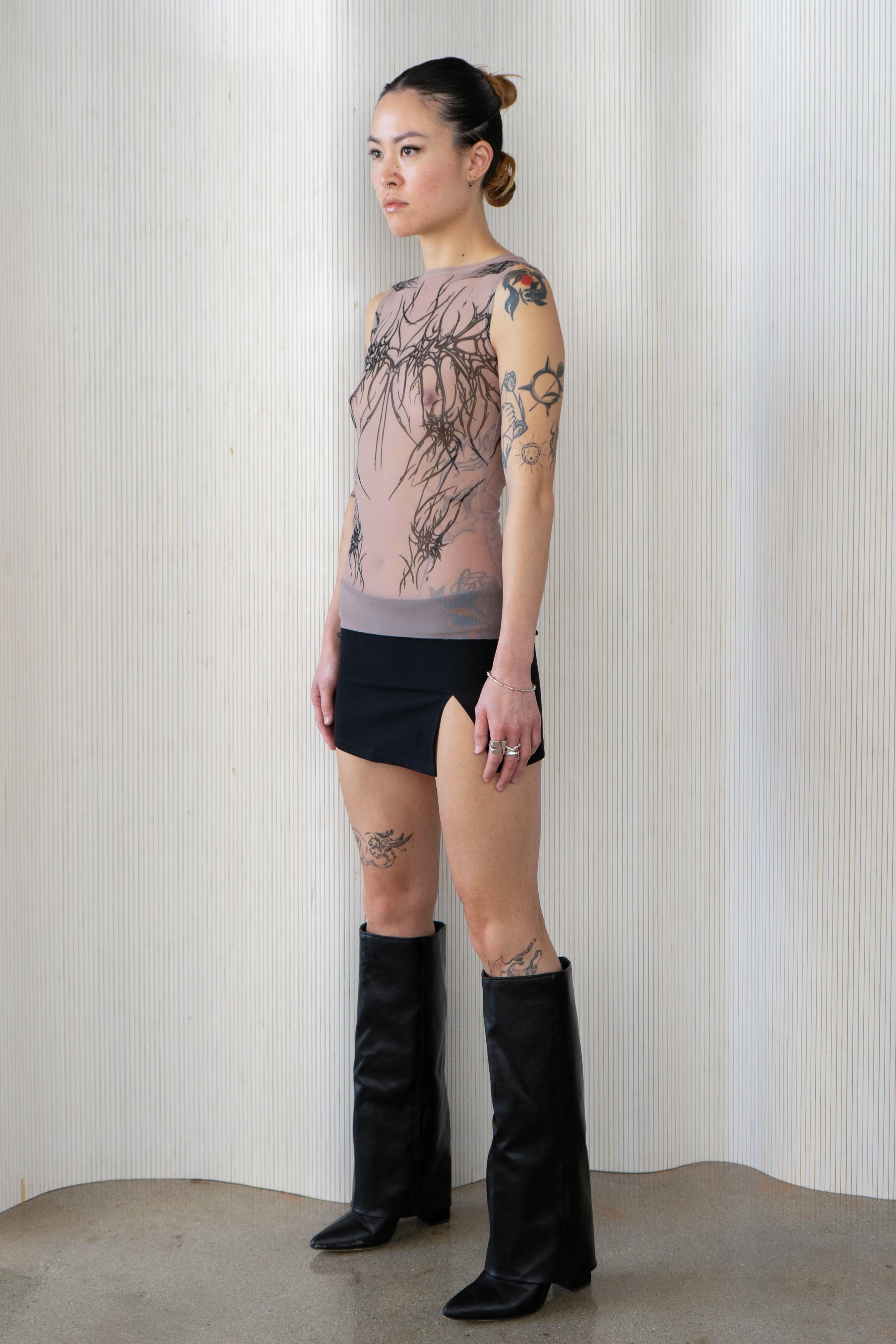 타투 메시 탱크