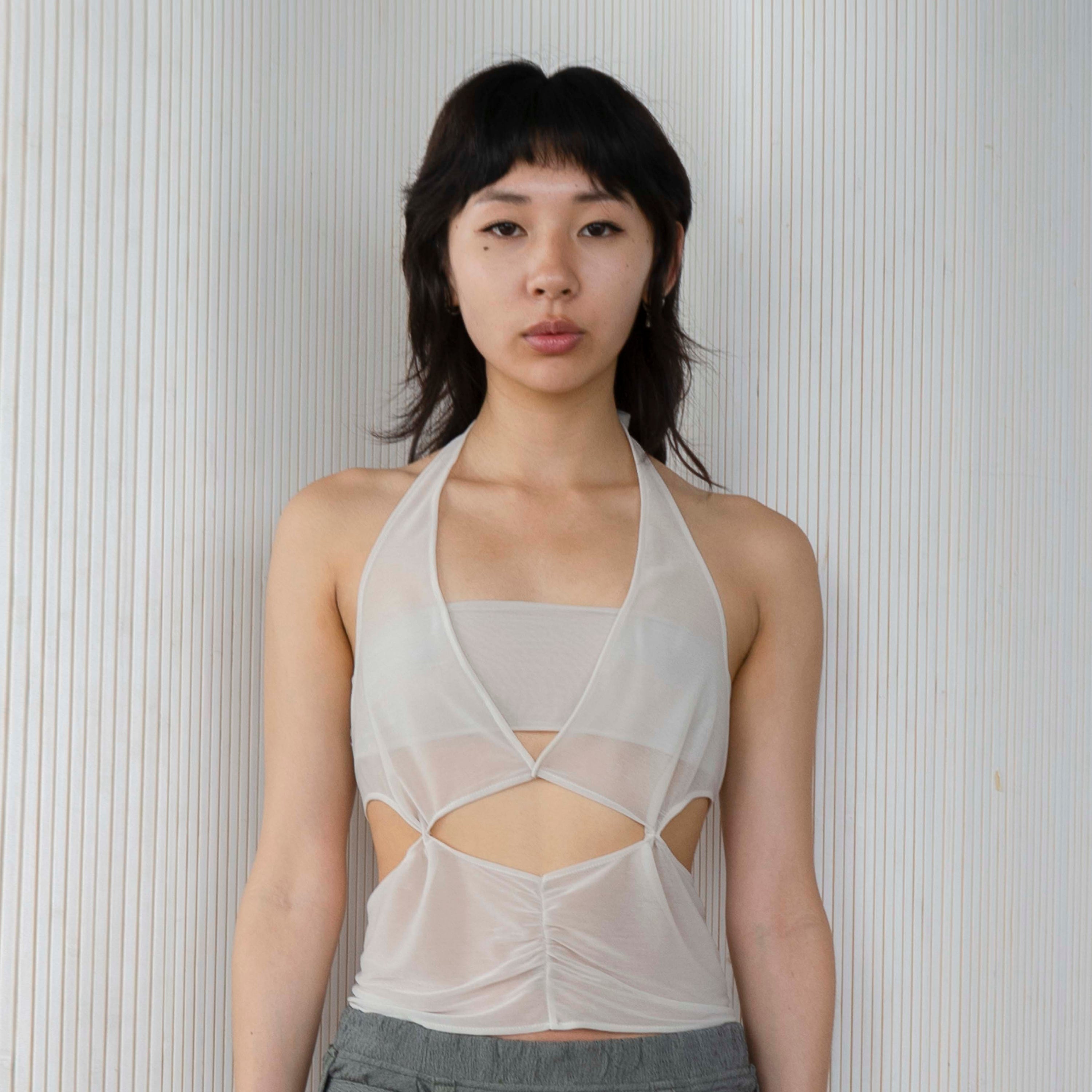 Kite Halter Top Bone