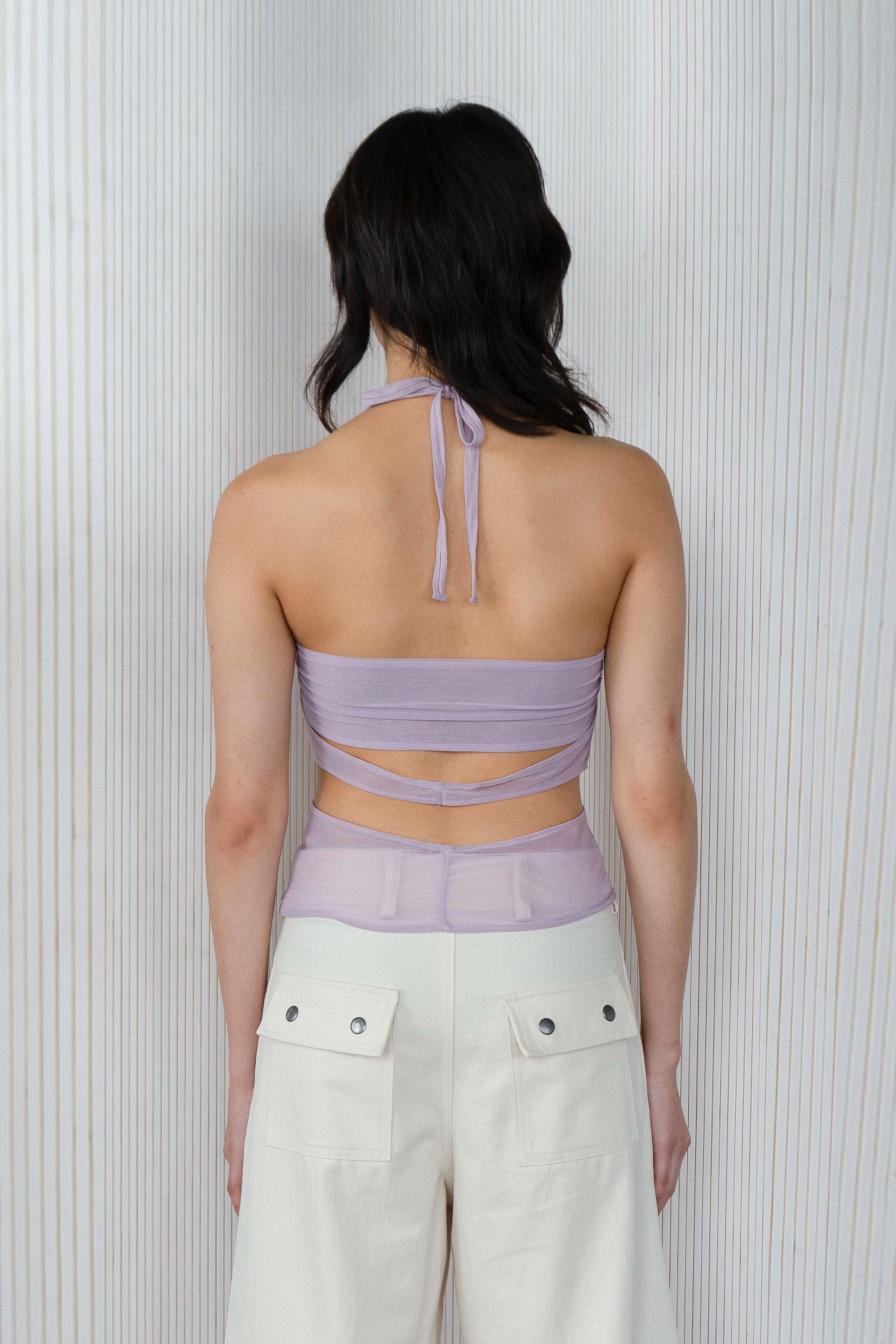 Kite Halter Top Lilac