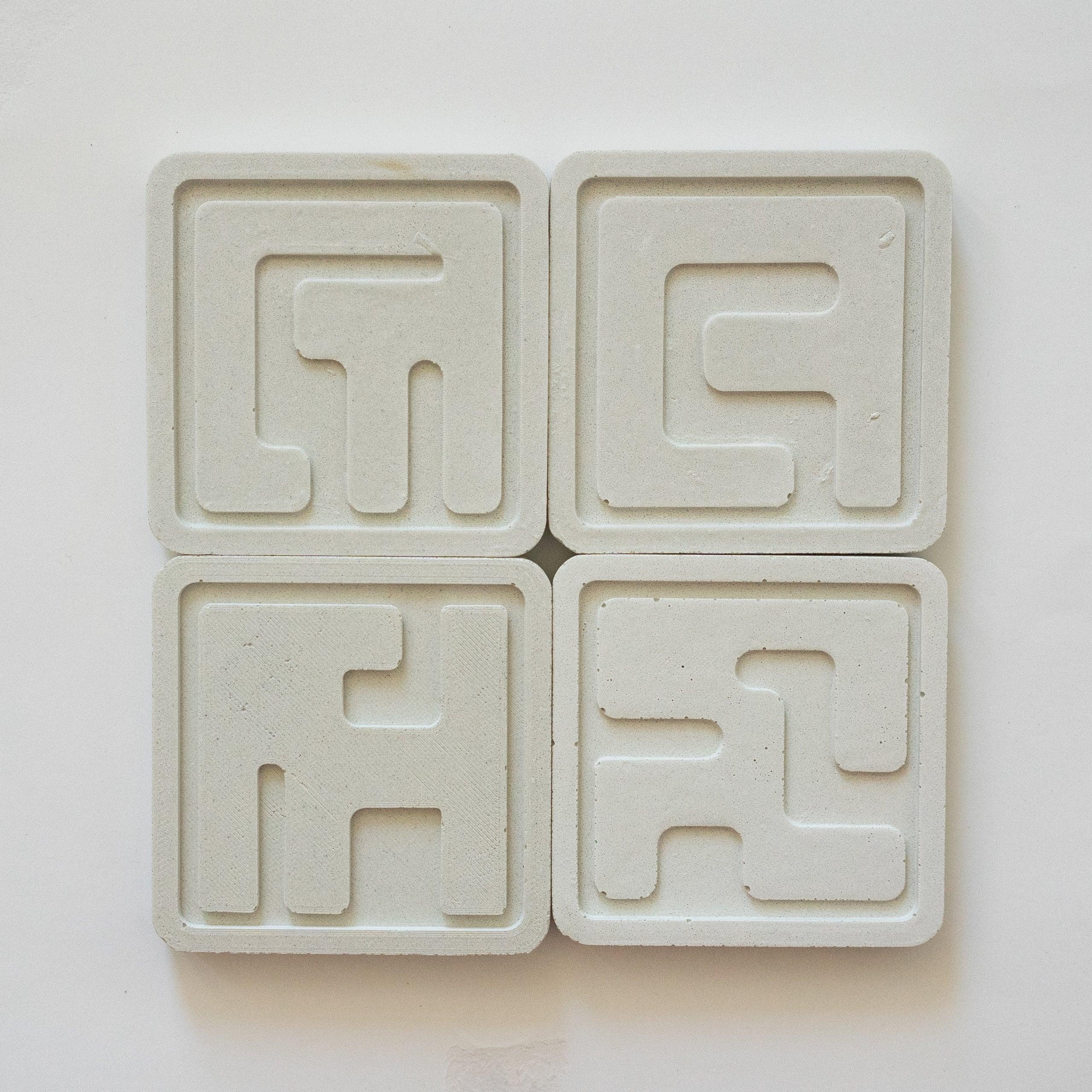 Glyph Coasters