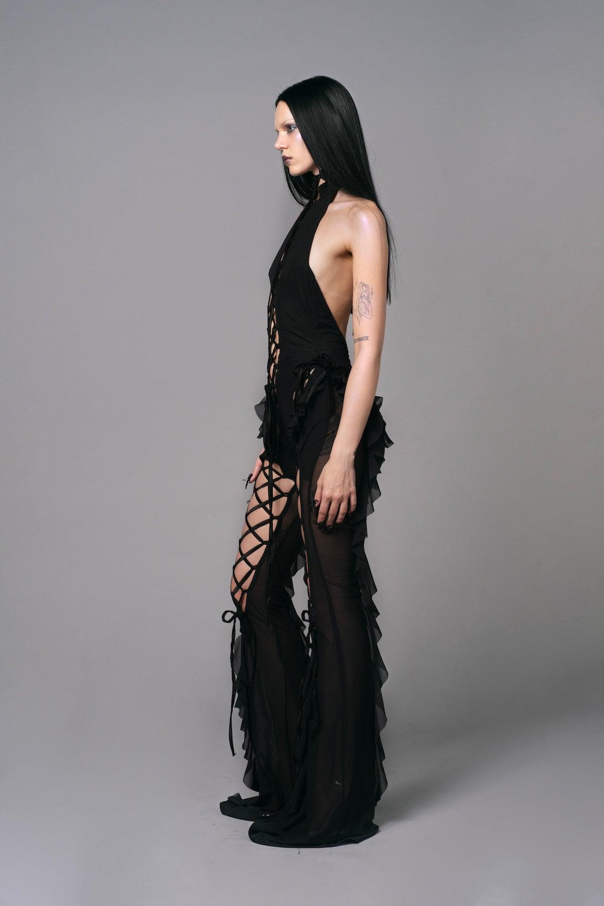 Sinful Romance Jumpsuit in Black