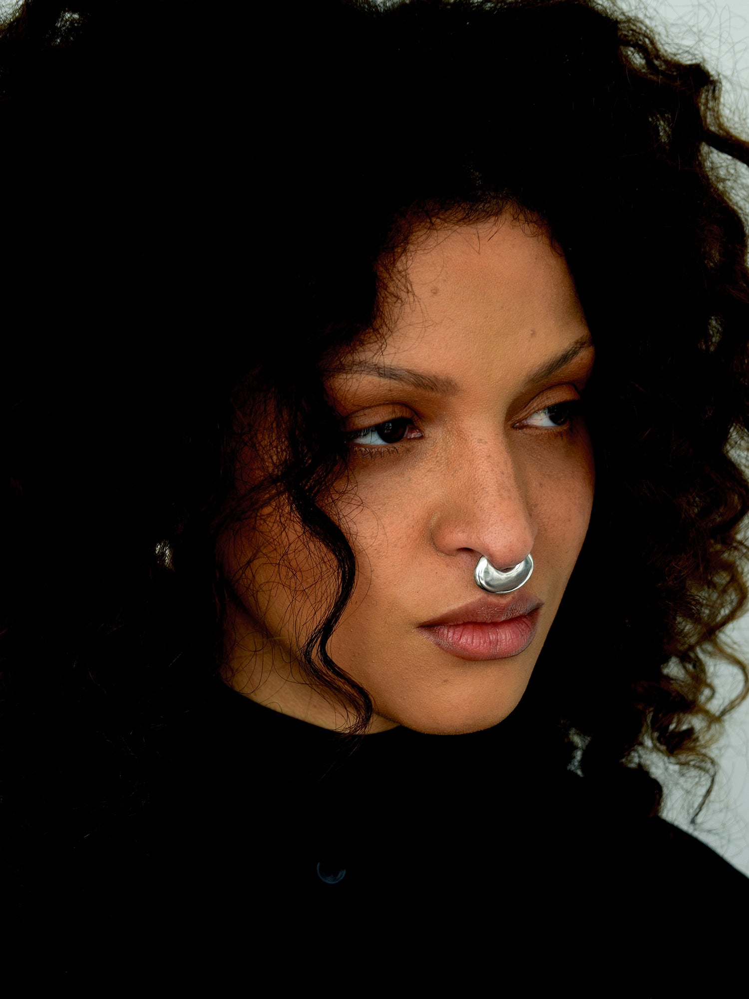 Arc Septum Piercing Silver